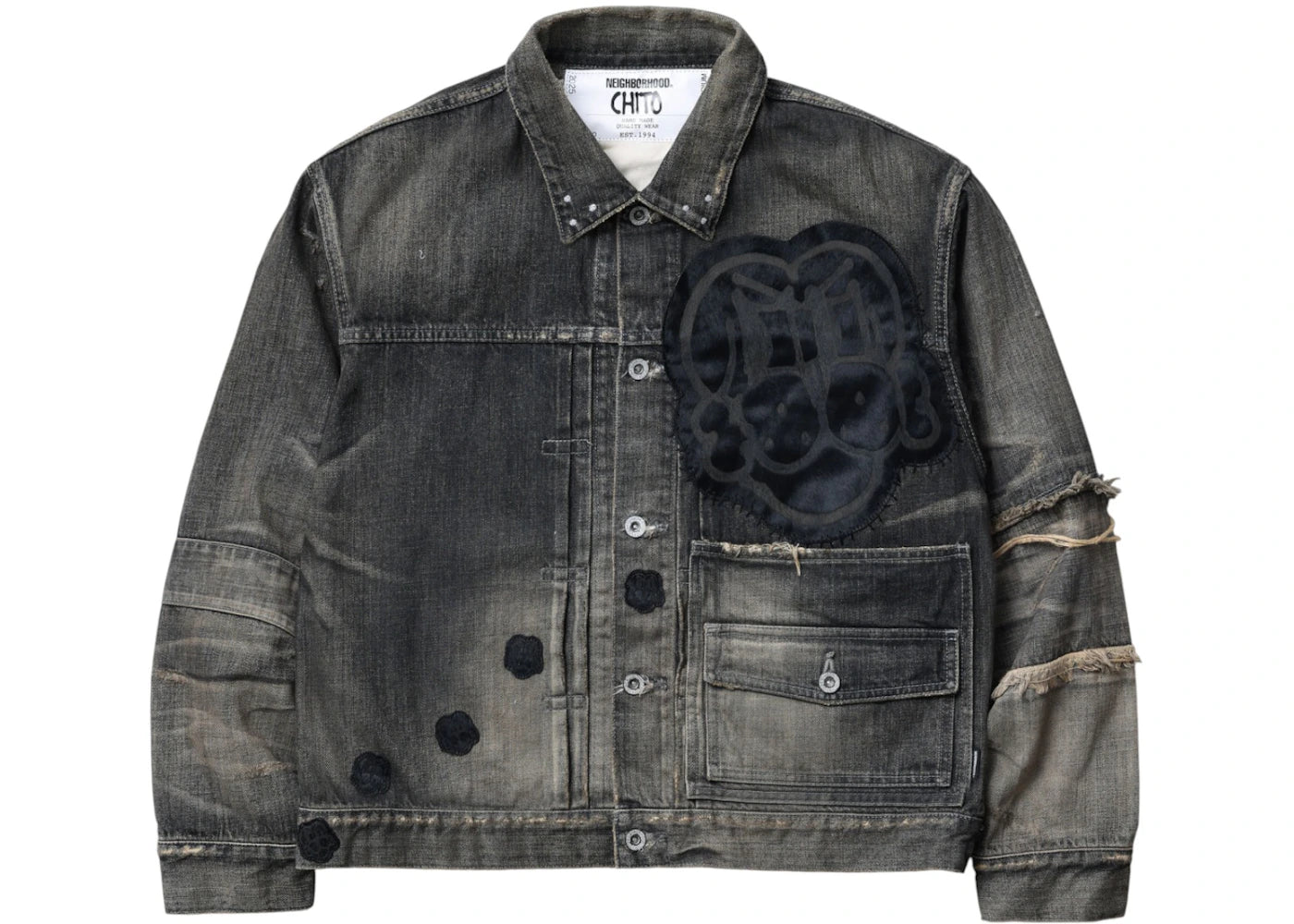 Neighborhood x Chito Savage Denim Type-1 Jacket Black