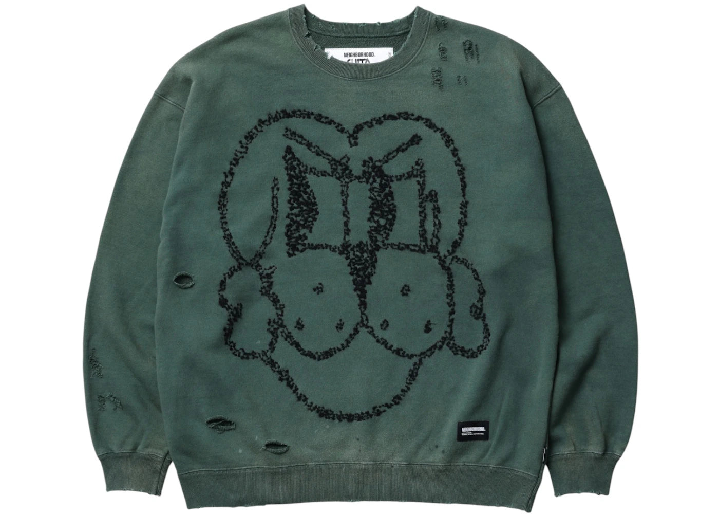 Neighborhood x Chito Savage LS Sweatshirt Olive Drab