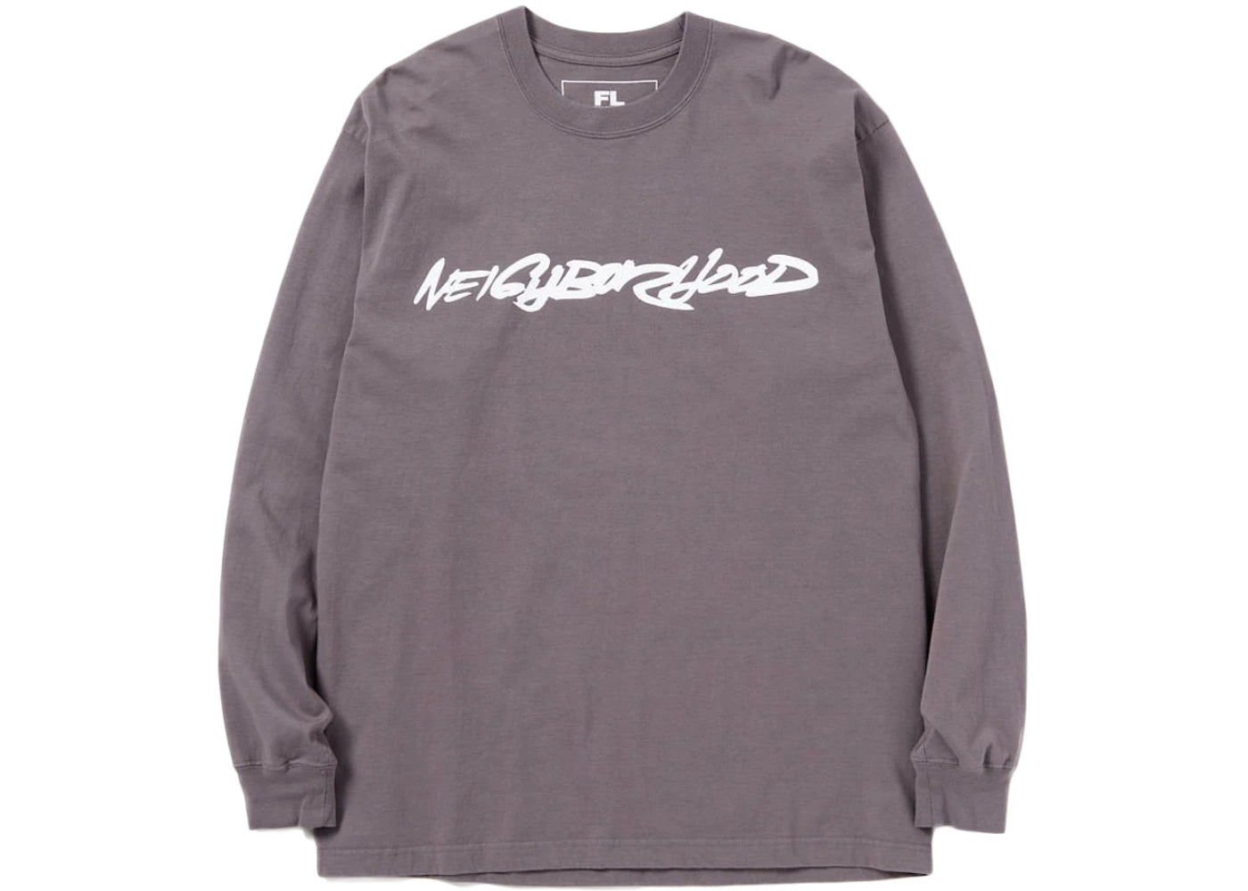 Neighborhood x Futura Laboratories Crew L/S T-Shirt Ash Grey