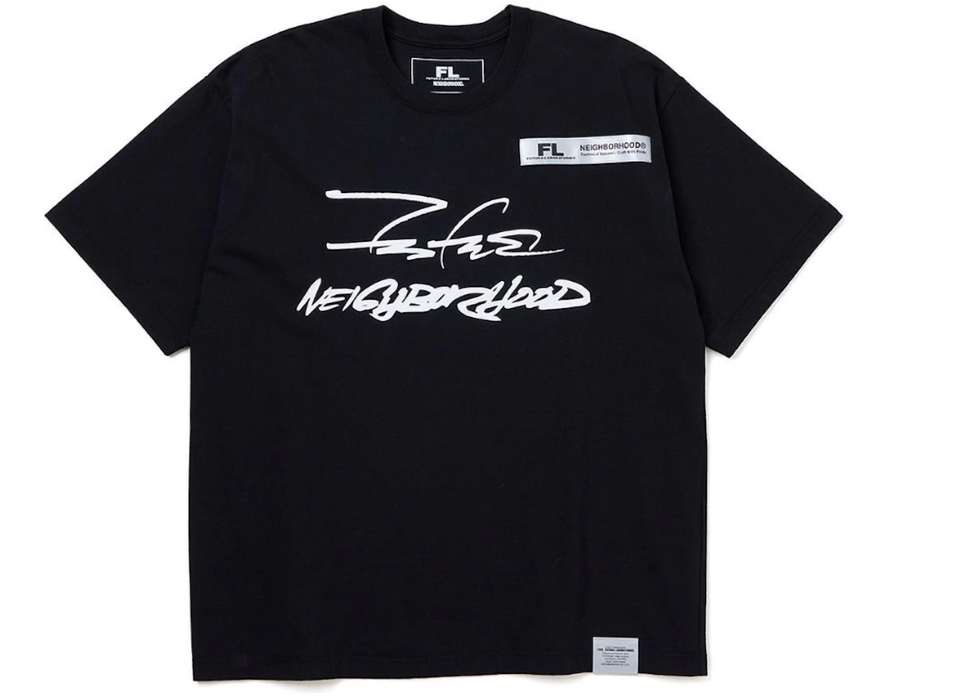 Neighborhood x Futura Laboratories FL-007 Tee Black