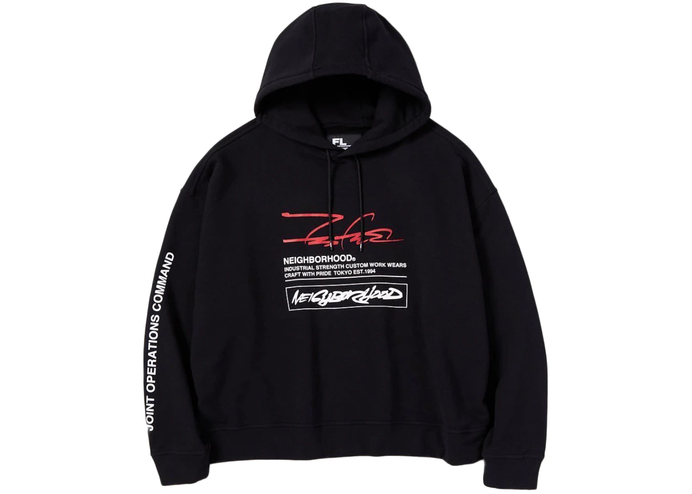 Neighborhood x Futura Laboratories Hoodie Black