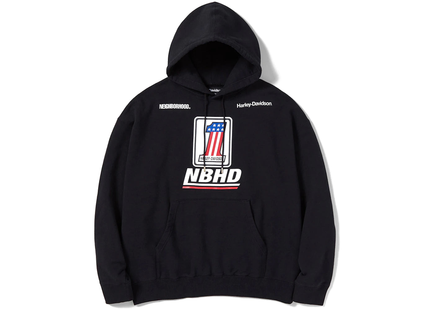 Neighborhood x Harley Davidson Pullover Hoodie Black