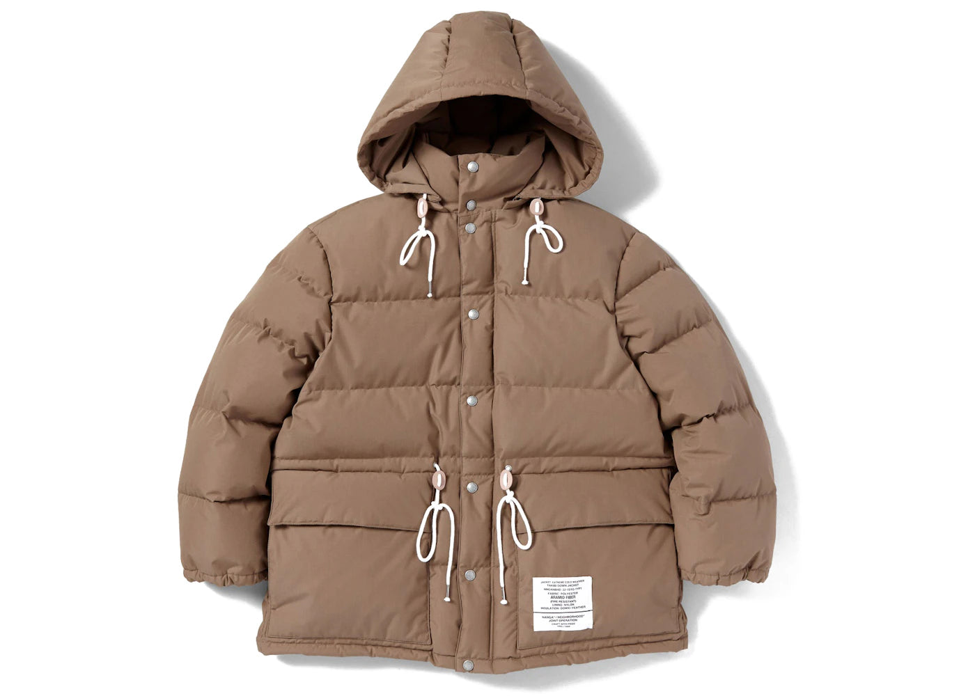 Neighborhood x Nanga Takibi Down Jacket Beige