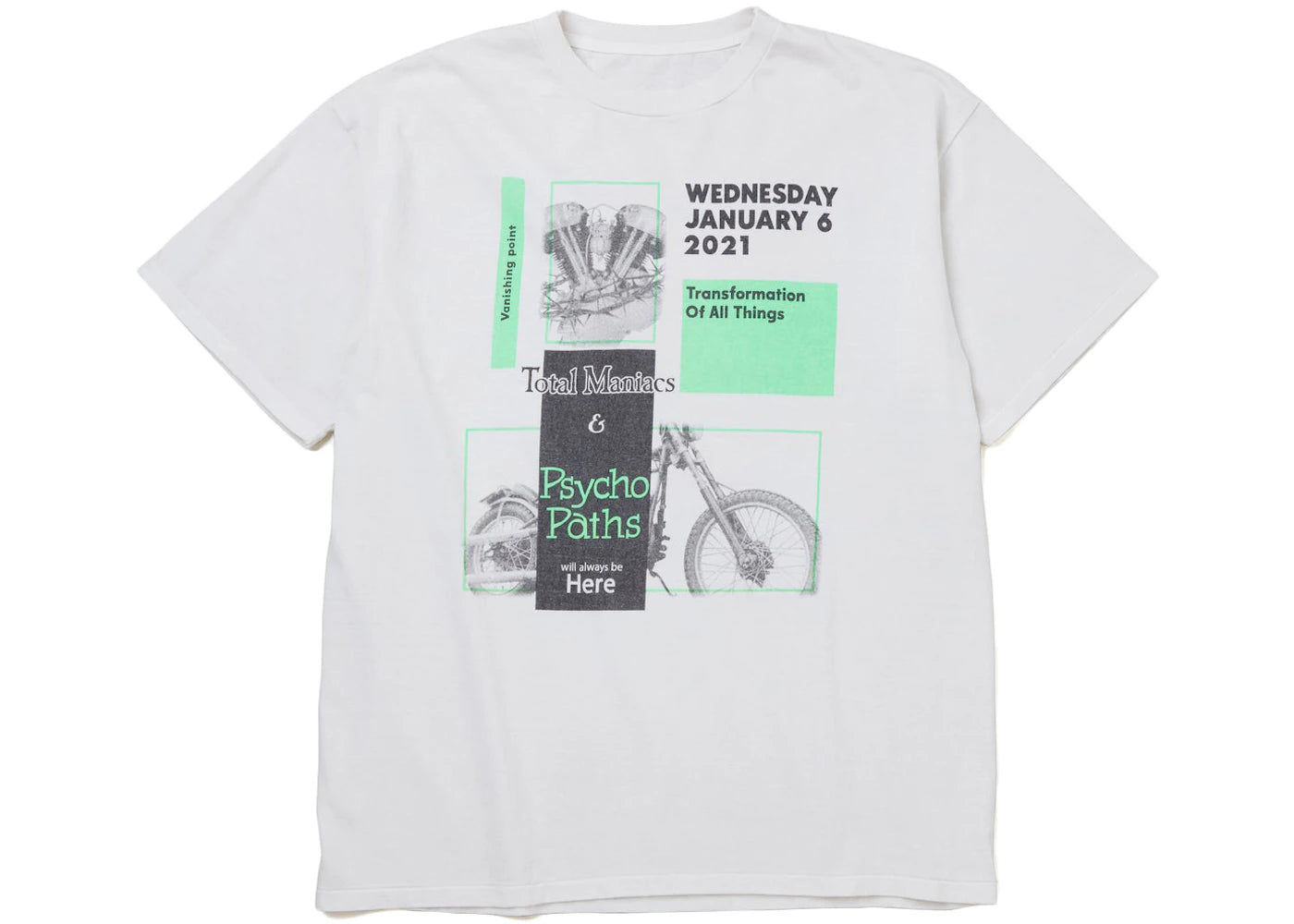 Neighborhood x Saint Mxxxxxx Psychopath S/S Tee White