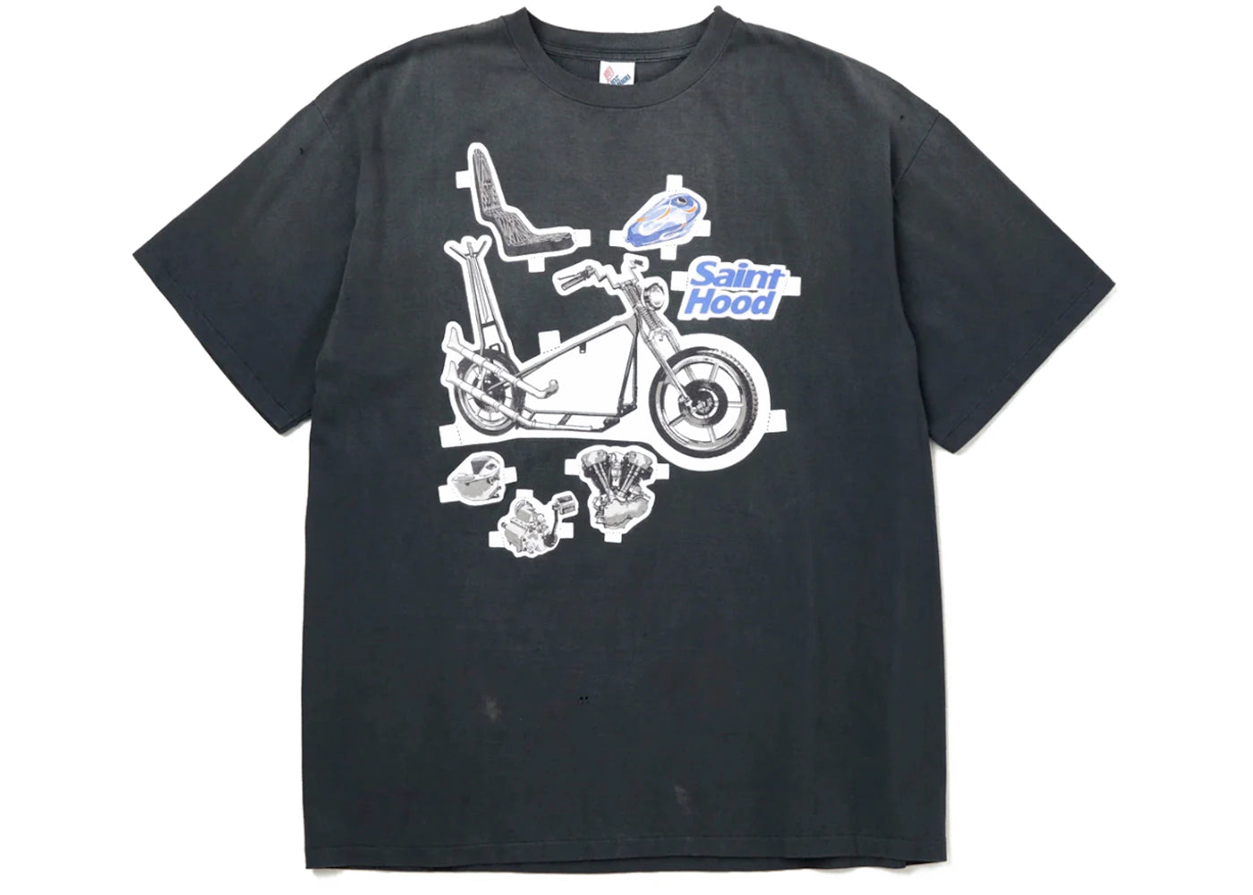 Neighborhood x Saint Mxxxxxx STHD S/S T-Shirt Vintage Black