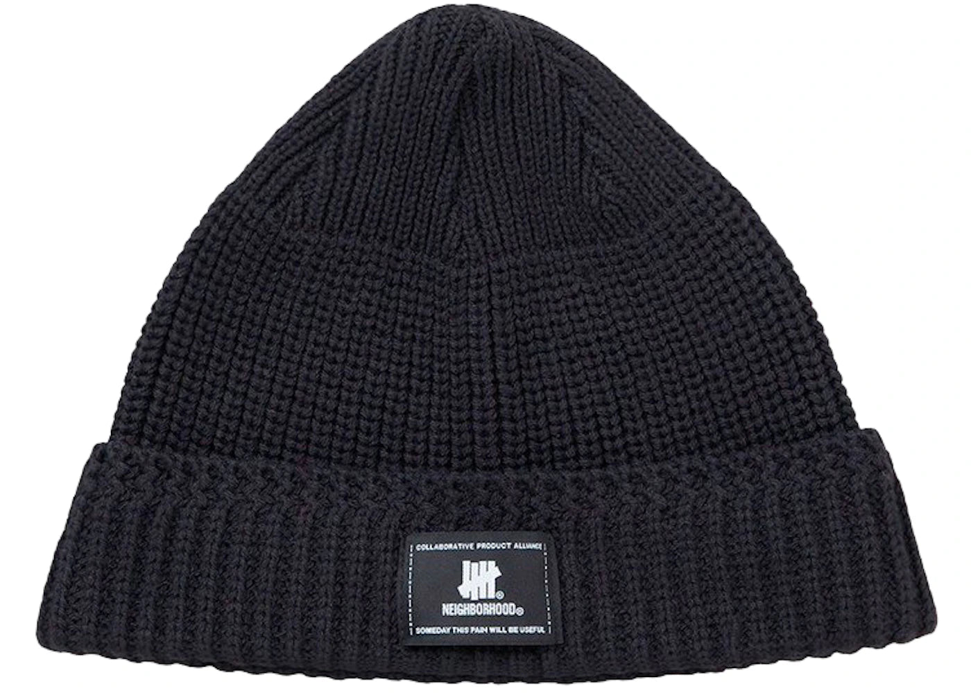 Neighborhood x Undefeated Beanie Black