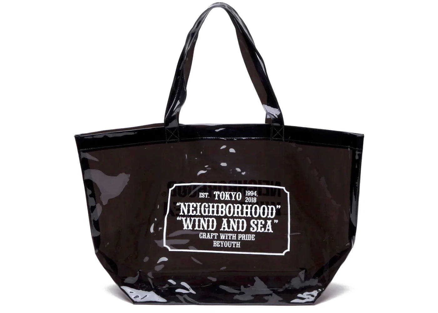 Neighborhood x Wind and Sea Beach Bag Black