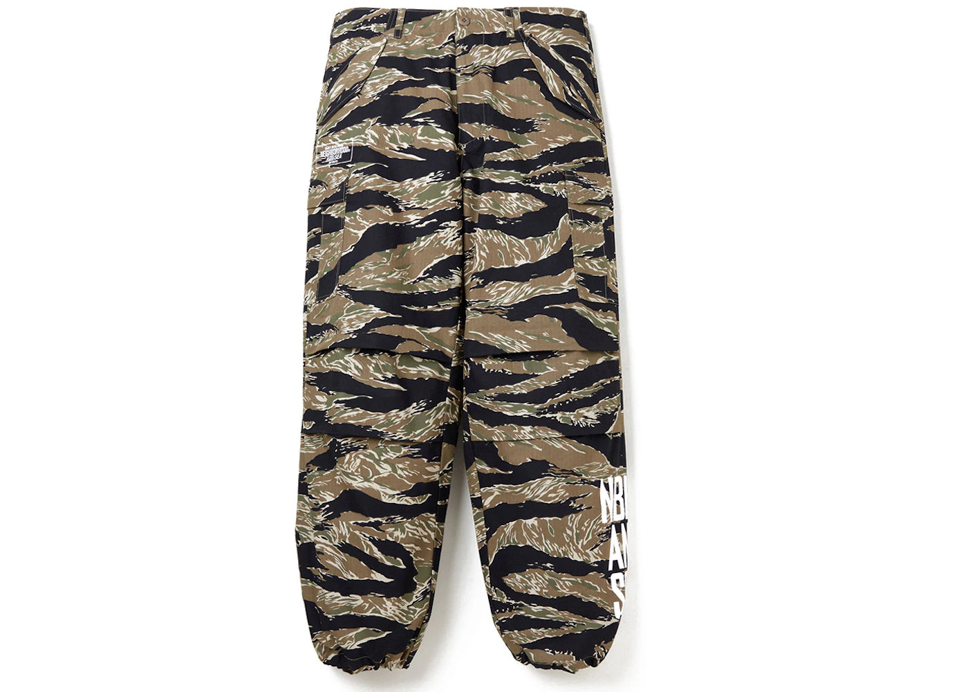 Neighborhood x Wind and Sea Camouflage Cargo Pants Olive Drab