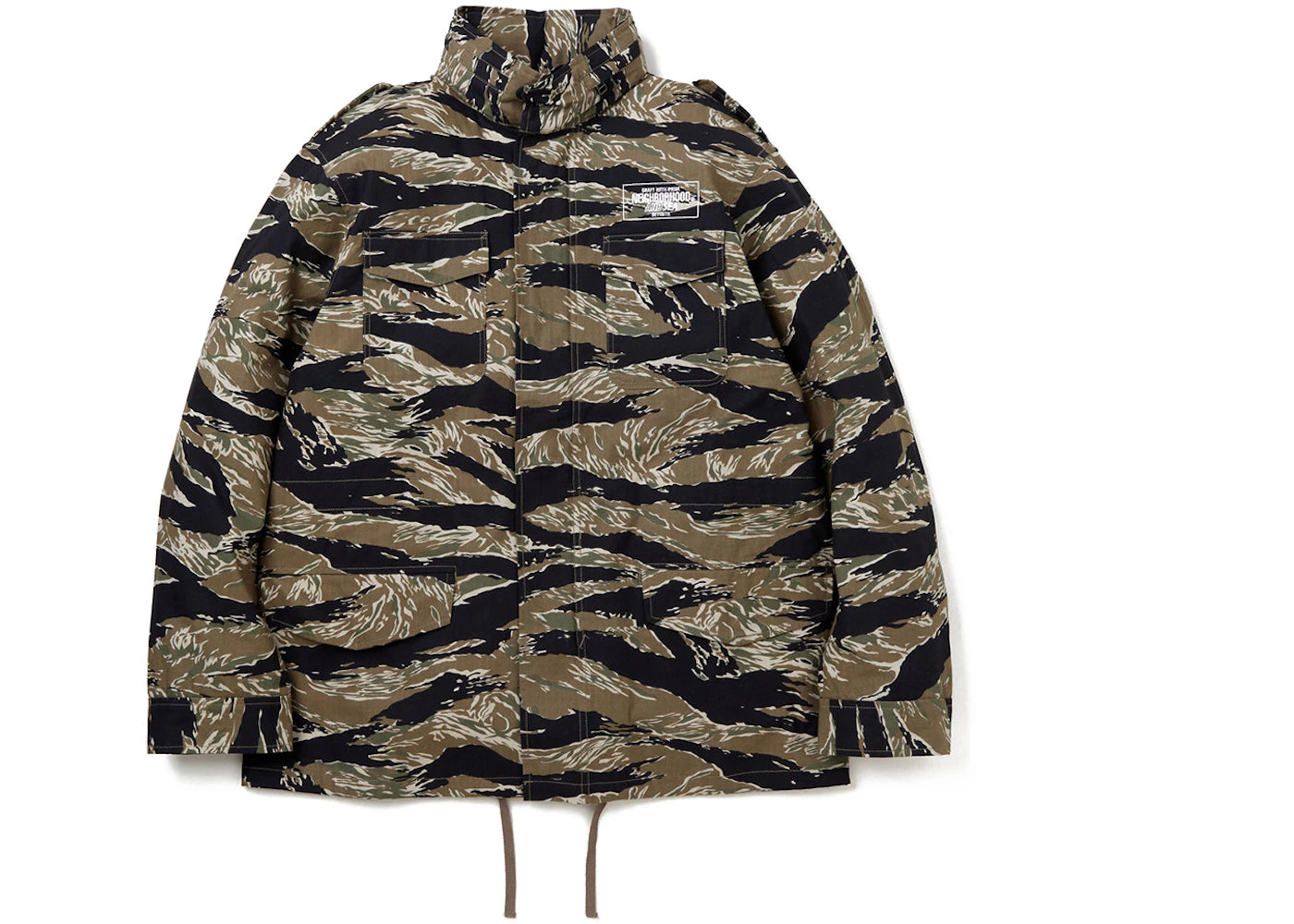 Neighborhood x Wind and Sea Camouflage M-65 Jacket Olive Drab