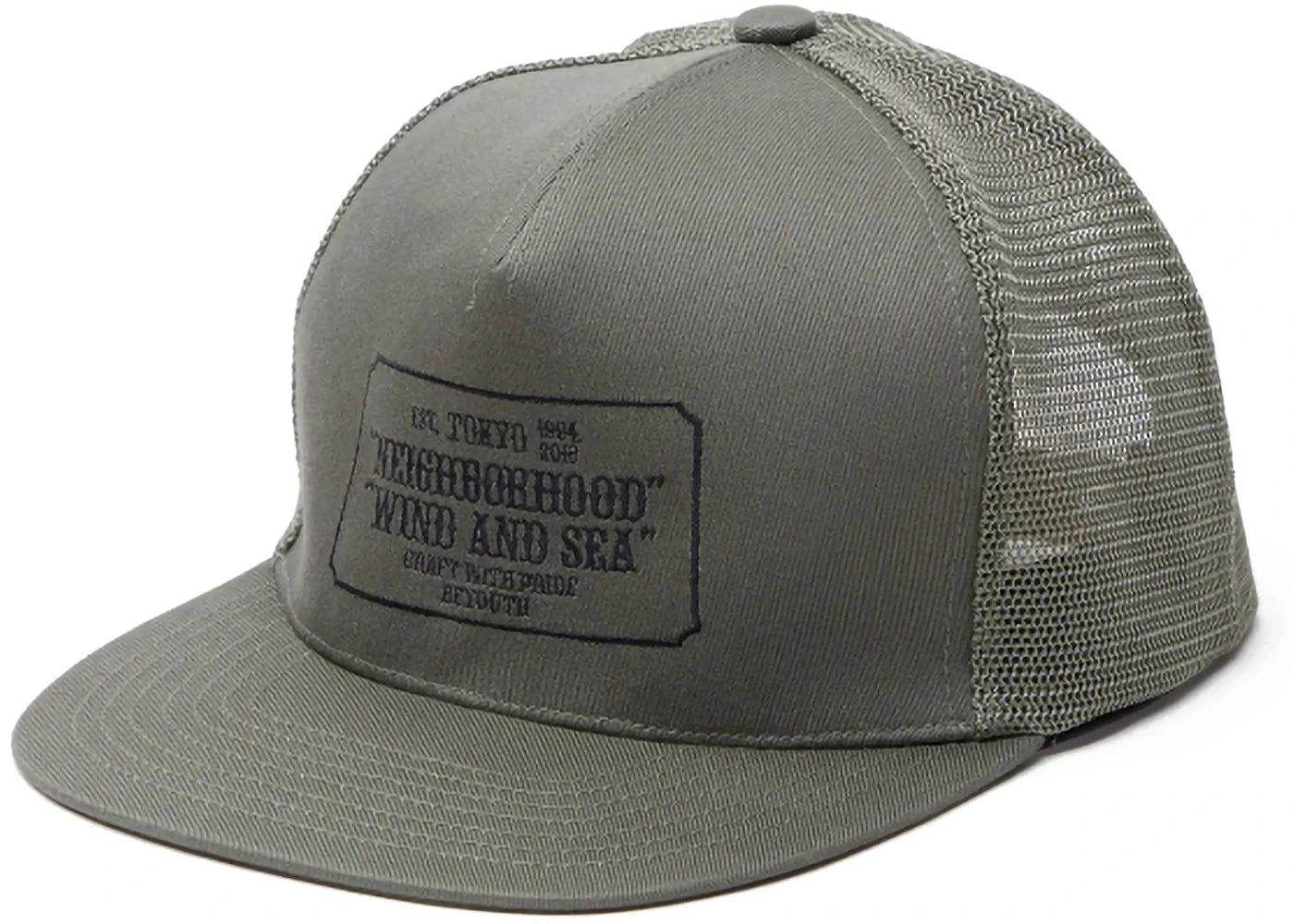 Neighborhood x Wind and Sea Cap Olive Drab