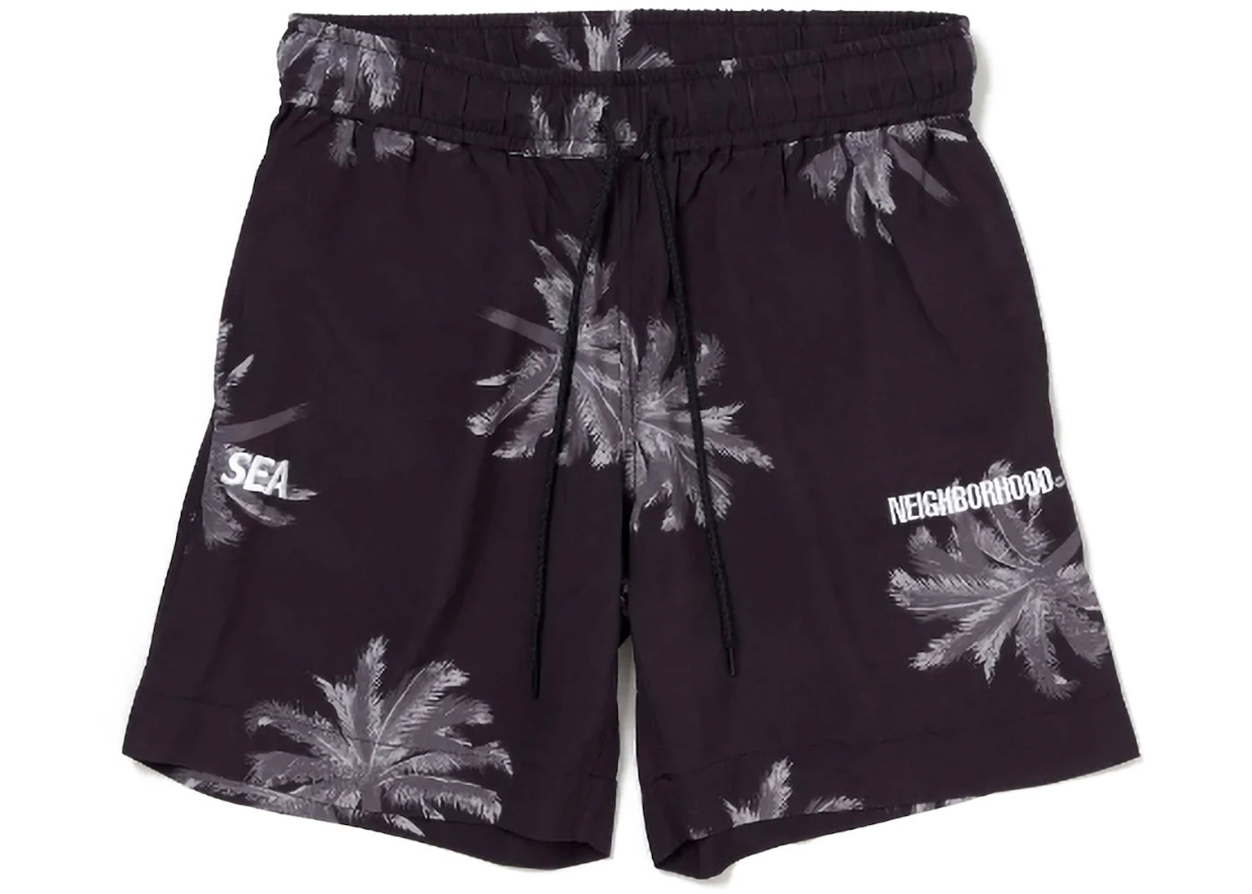 Neighborhood x Wind and Sea Hawaiian Shorts Black