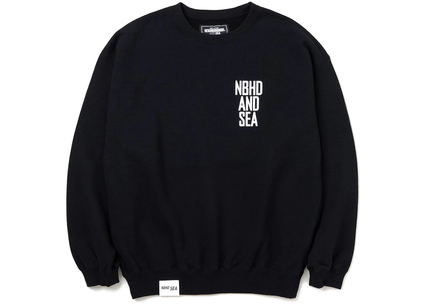 Neighborhood x Wind and Sea L/S Sweatshirt Black