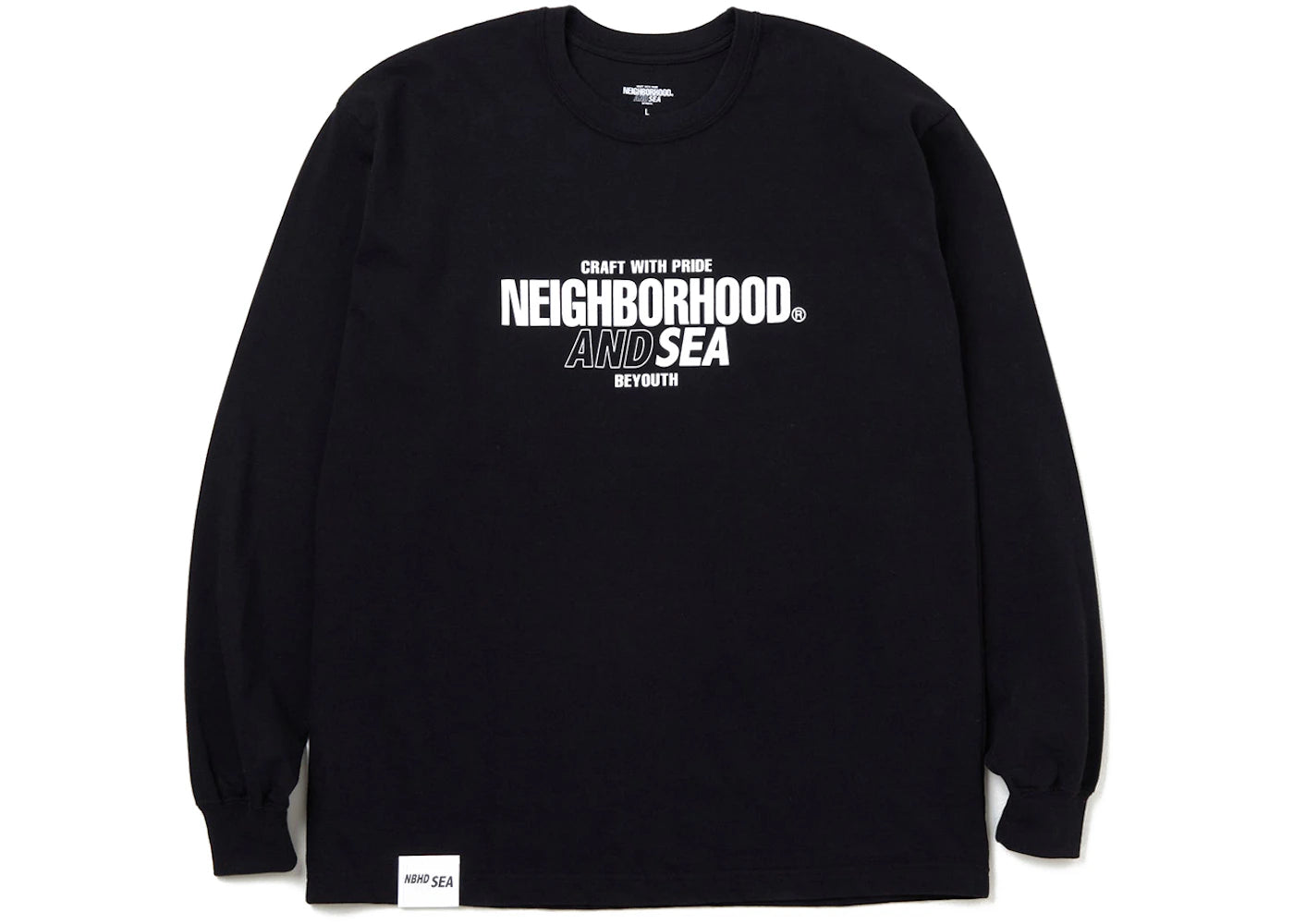 Neighborhood x Wind and Sea L/S Tee (SS23) Black