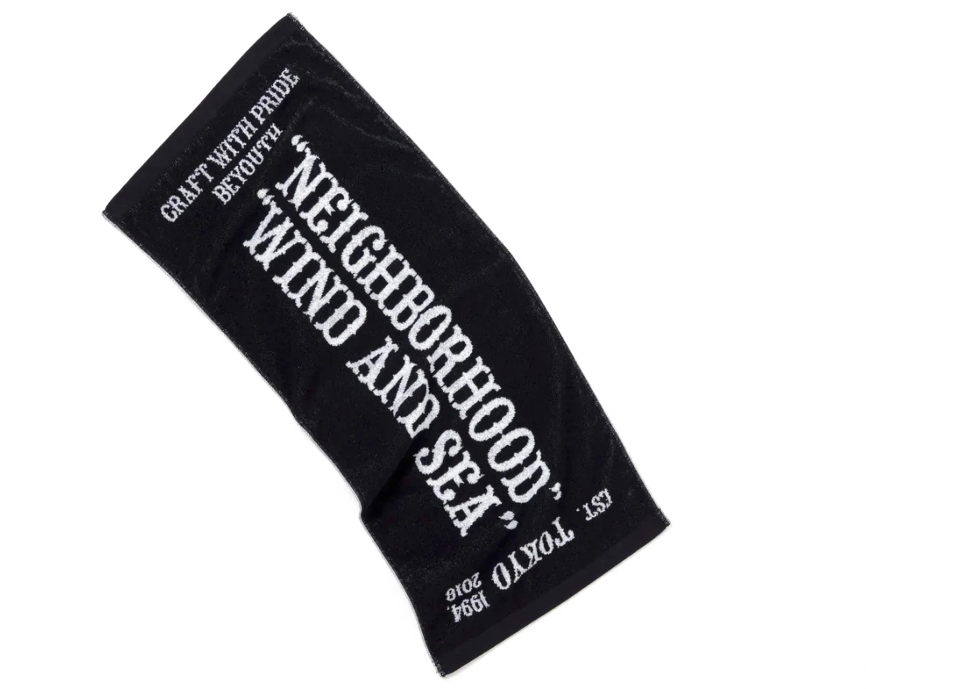 Neighborhood x Wind and Sea Sports Towel Black