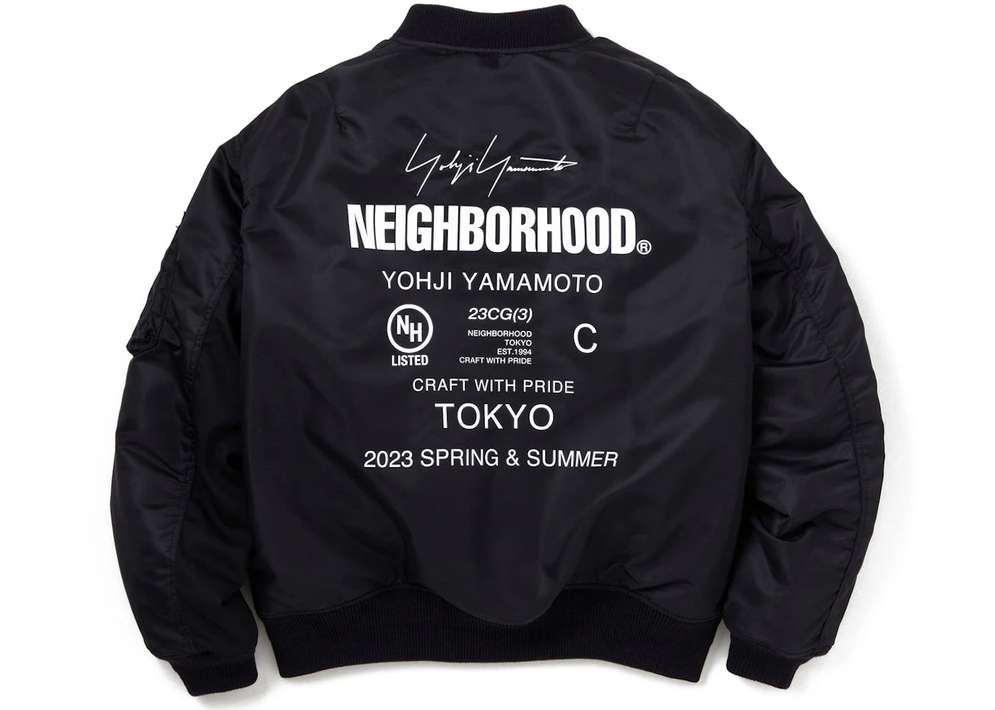 Neighborhood x Yohji Yamamoto MA-1 Jacket Black