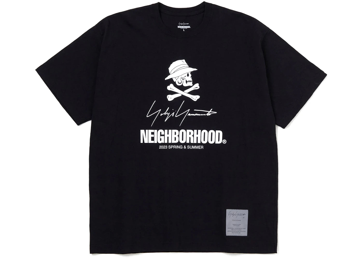 Neighborhood x Yohji Yamamoto S/S Skull T-Shirt Black