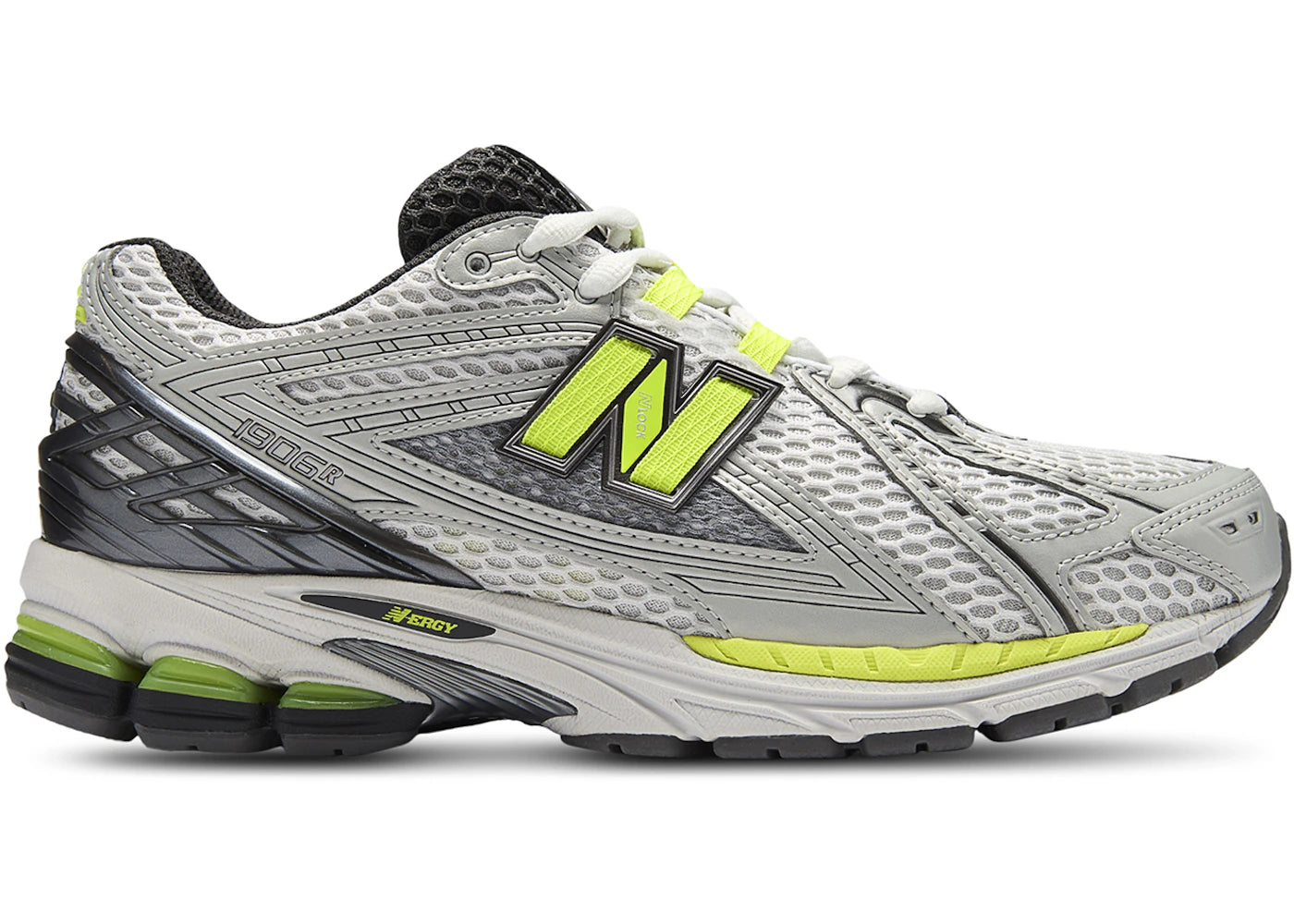 New Balance 1906R Light Silver Metallic Alkaline Green