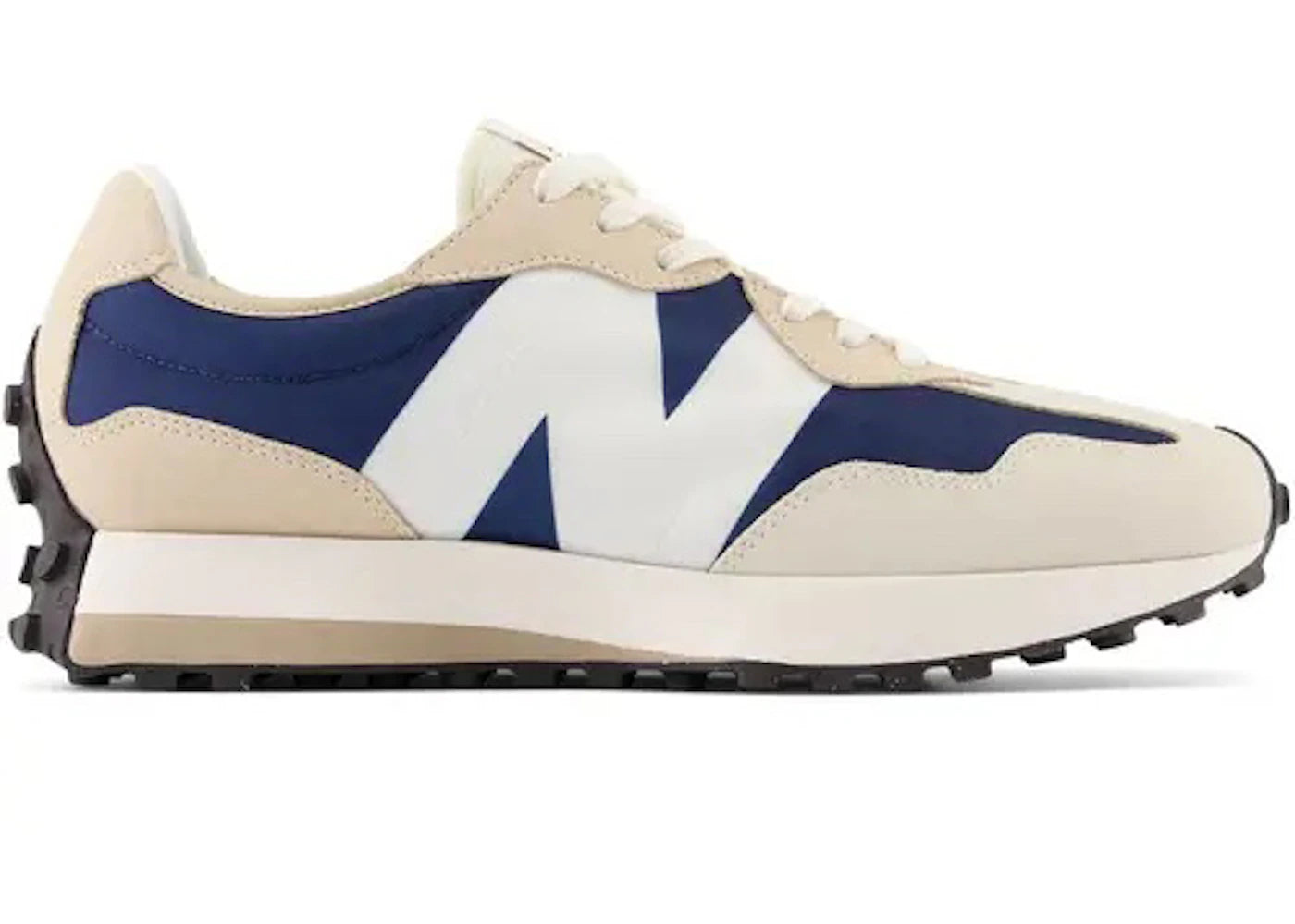 New Balance 327 Beige Navy Burnt Orange