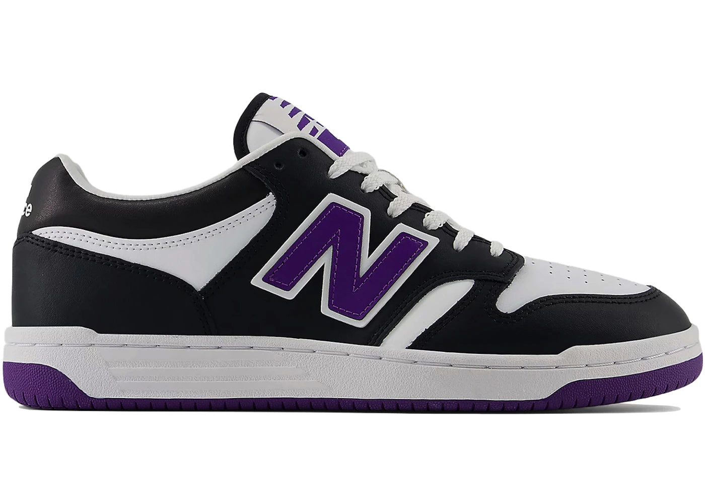 New Balance 480 Black White Purple