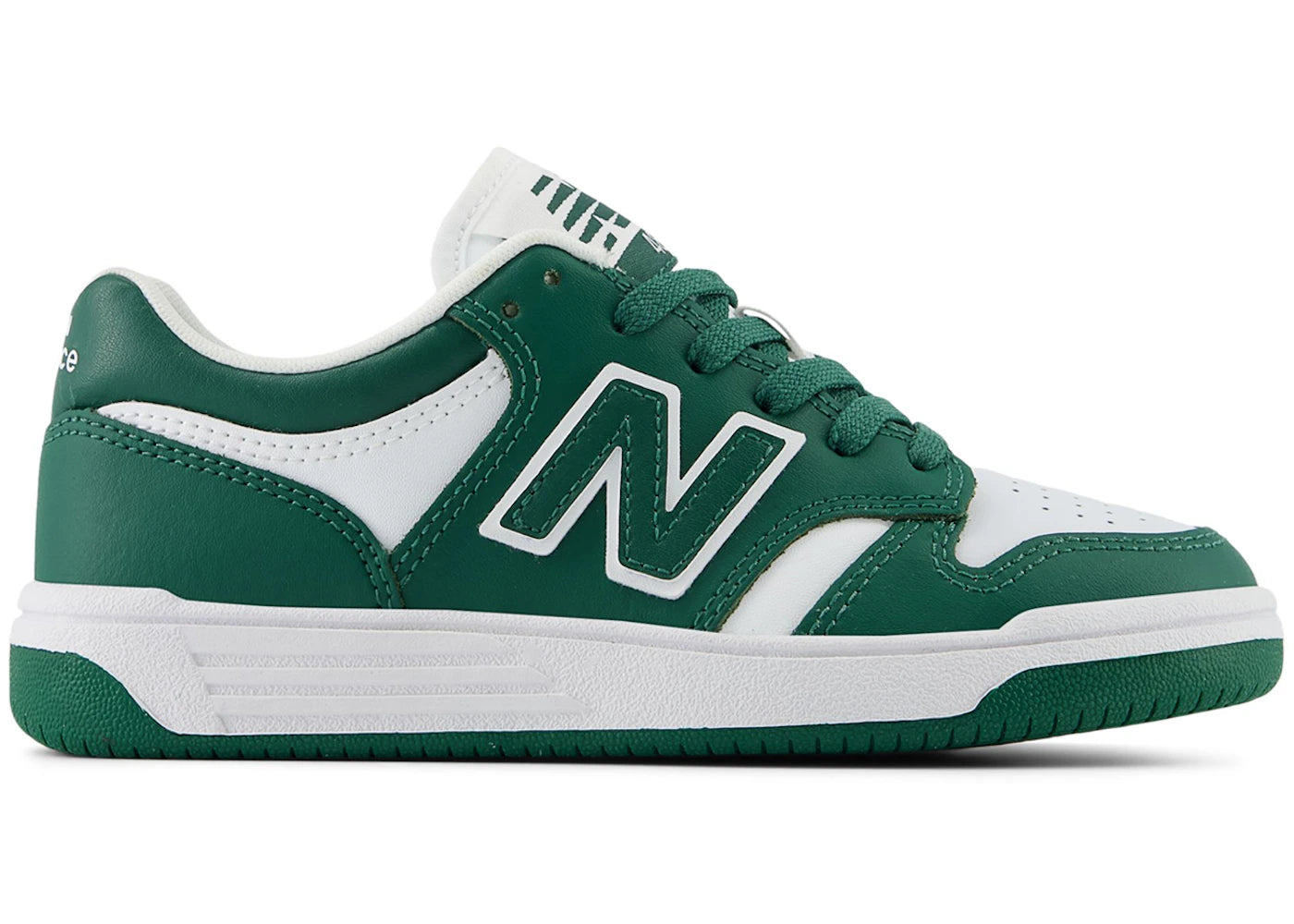 New Balance 480 Team Forest Green White (PS)