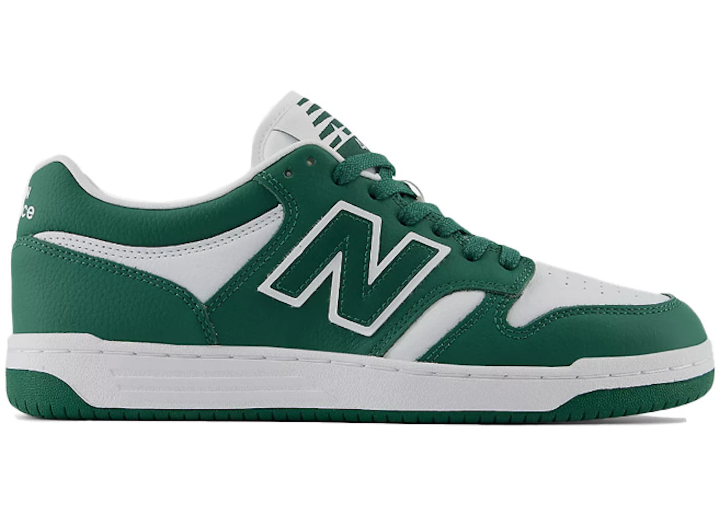 New Balance 480 Team Forest Green White