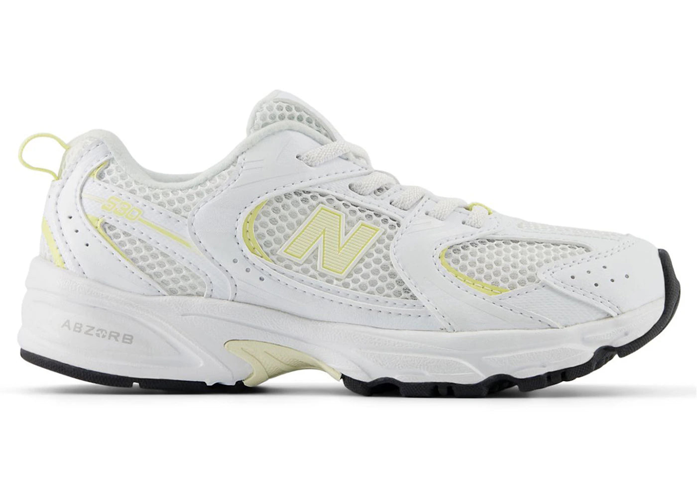 New Balance 530 Bungee Lace White Lemon (PS)
