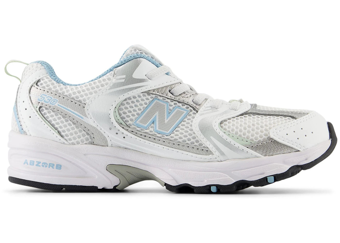 New Balance 530 Bungee White Chrome Blue (PS)