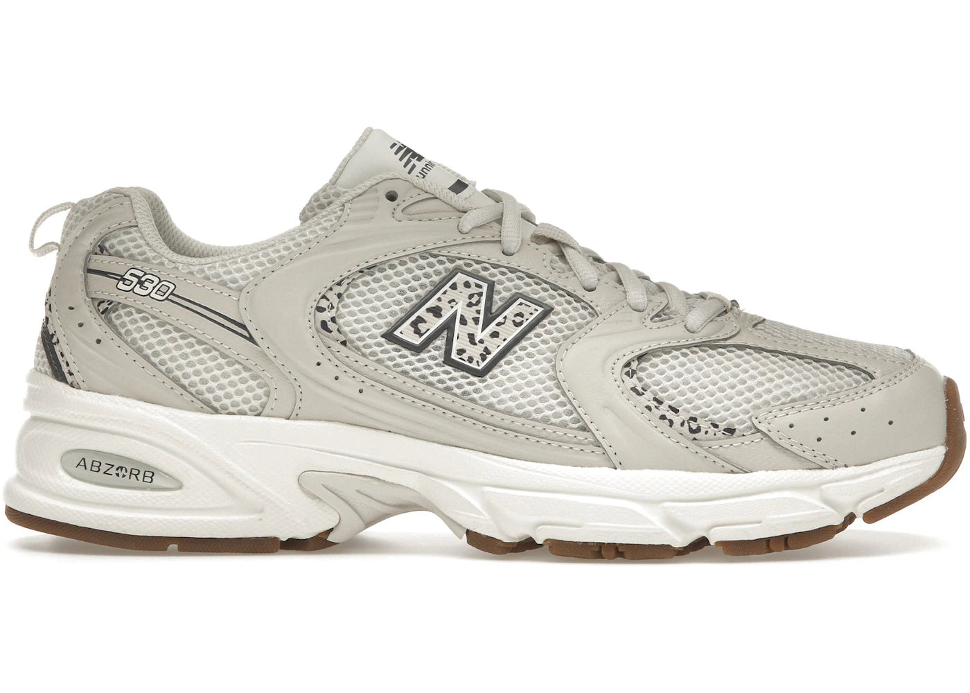 New Balance 530 Moonbeam Cow Print