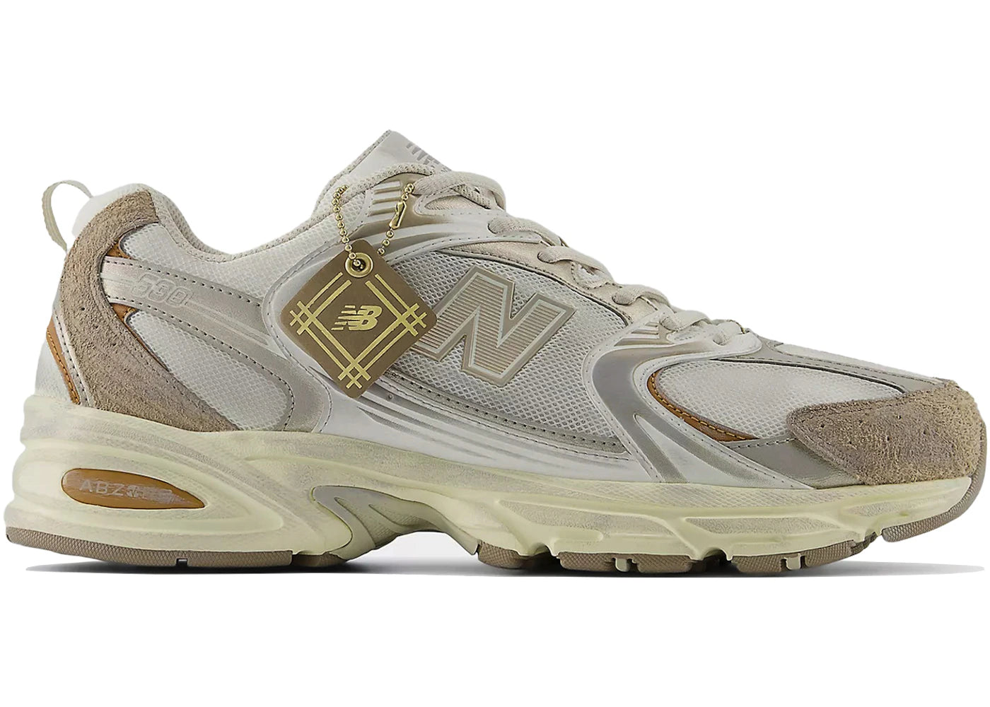 New Balance 530 White Light Khaki