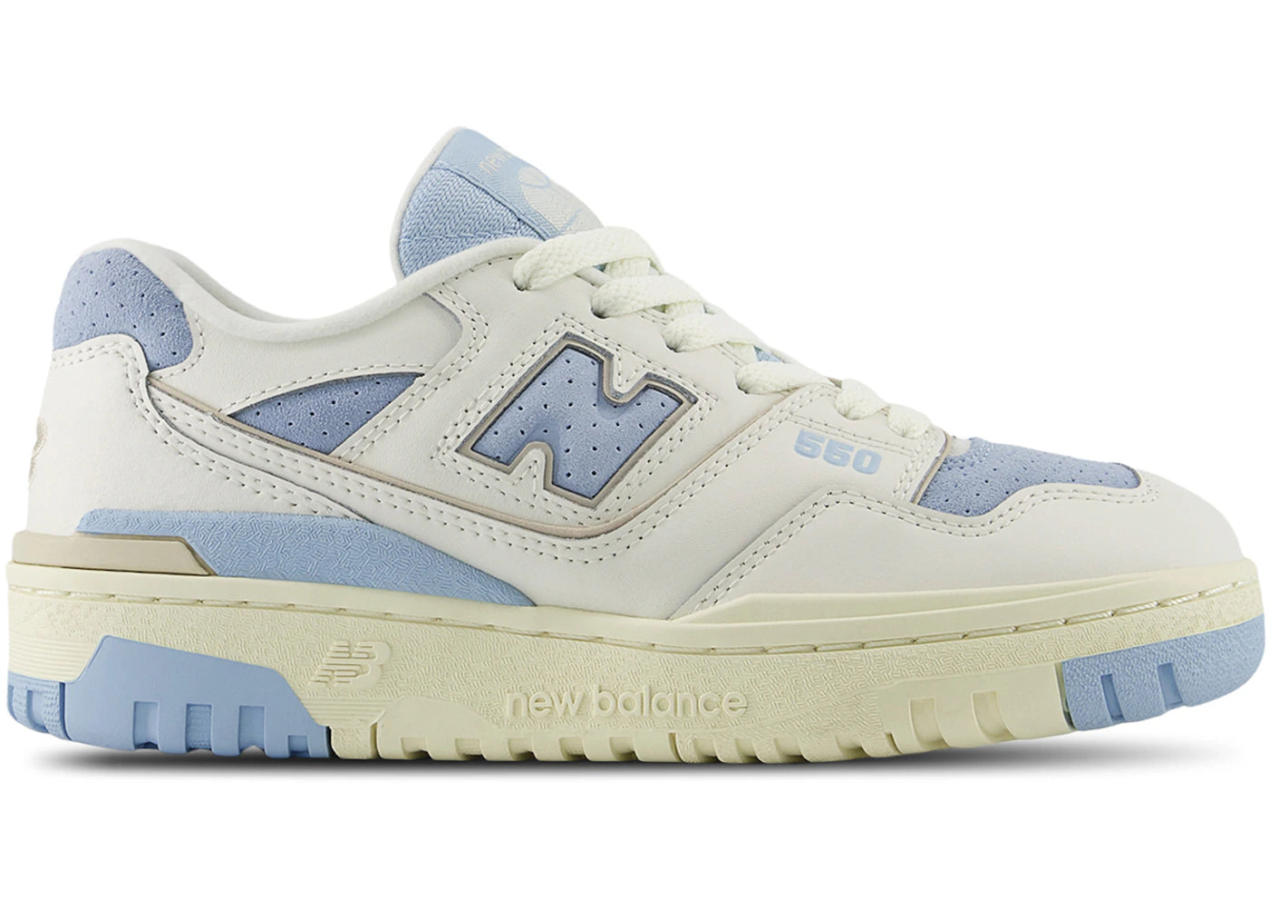 New Balance 550 Sea Salt Light Chrome Blue (GS)