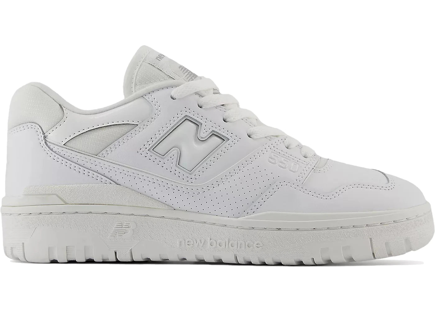 New Balance 550 Triple White Patent (Women's)