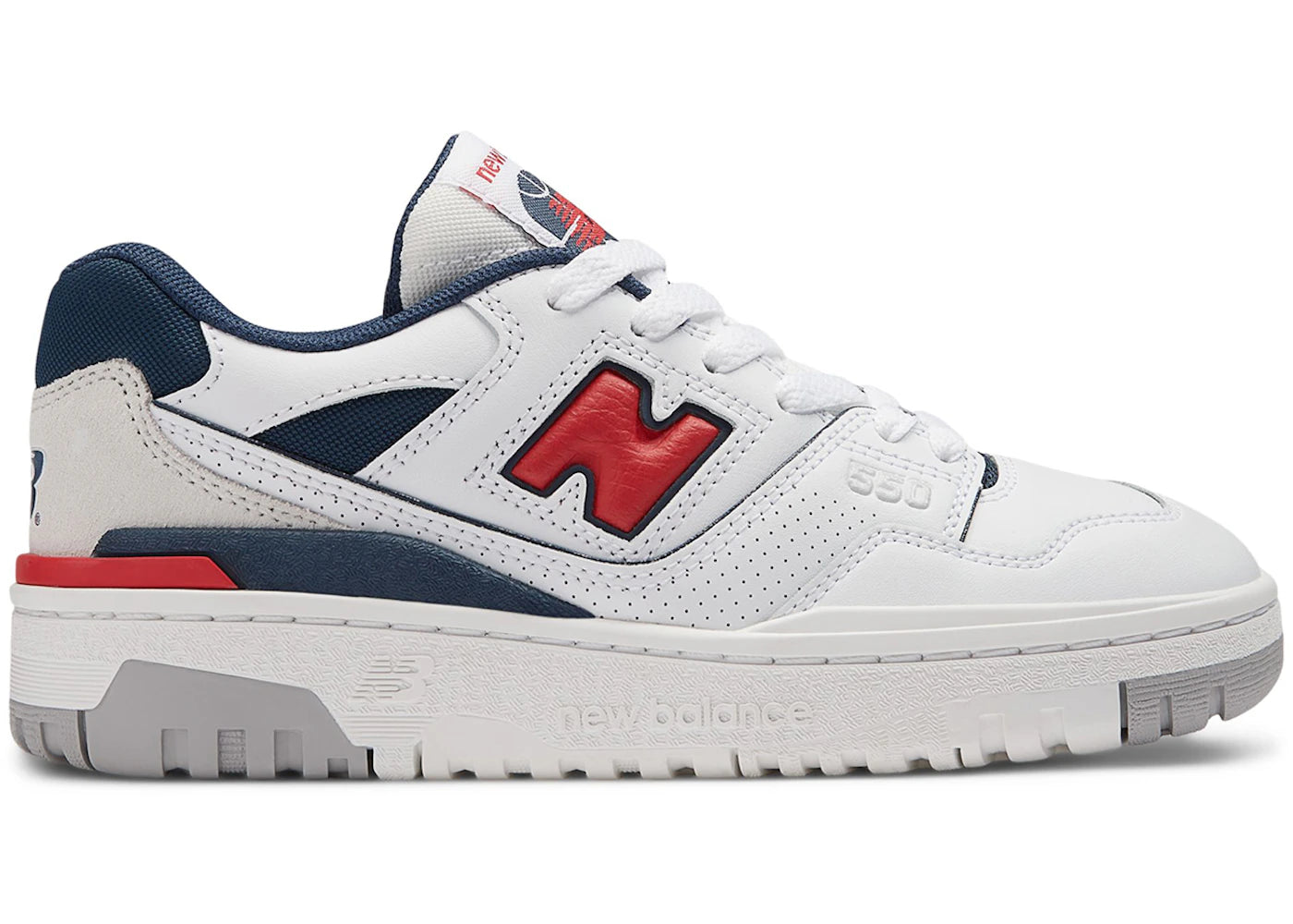 New Balance 550 White True Red (PS)