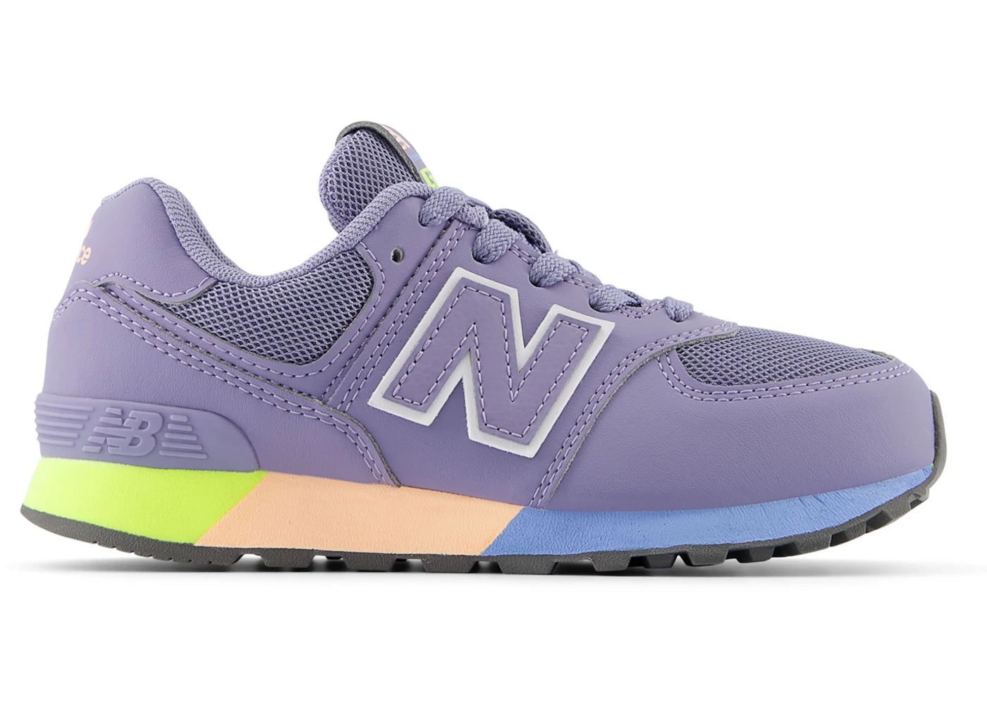 New Balance 574 Astral Purple Clear Yellow (PS)