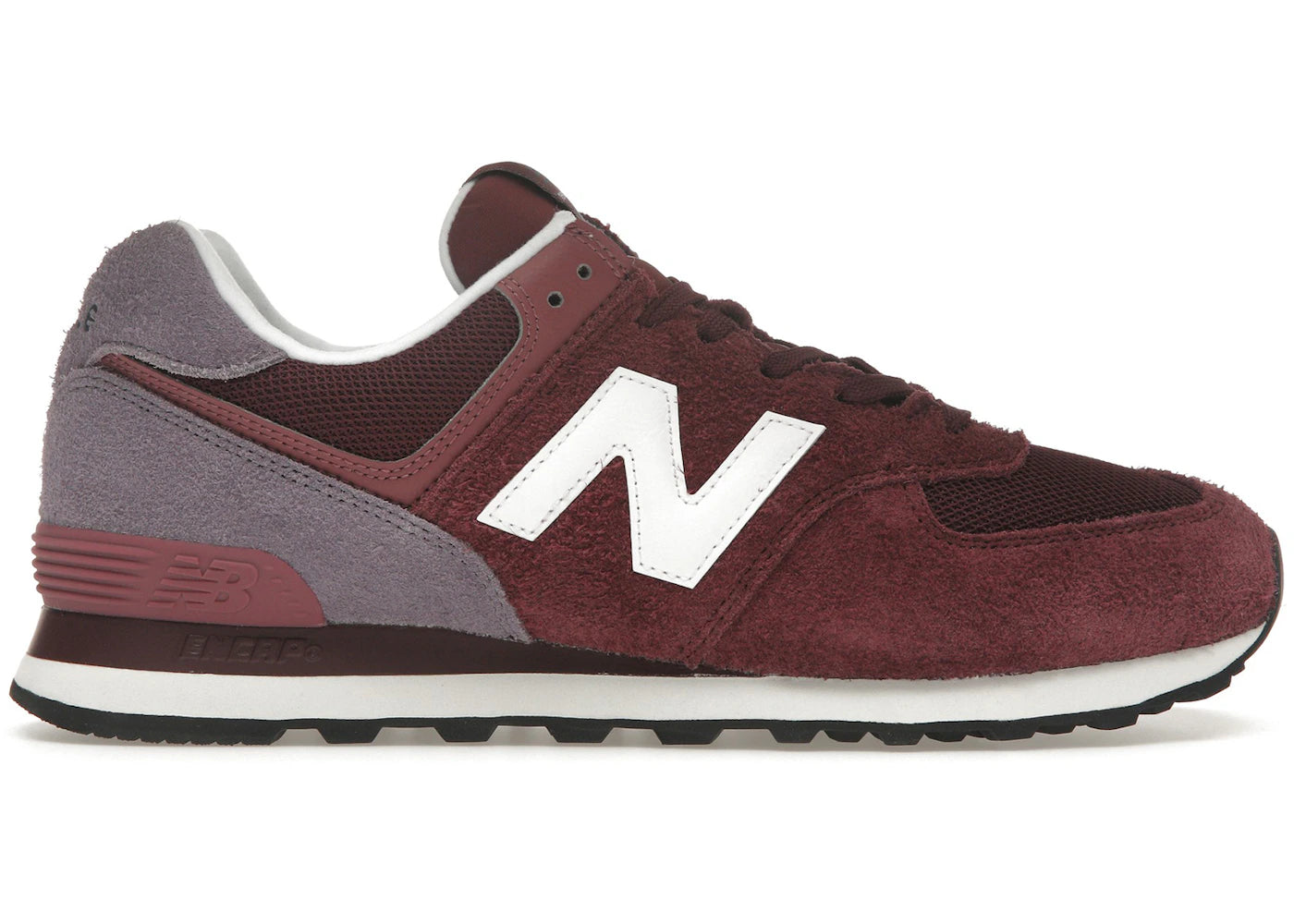 New Balance 574 Burgundy Purple Suede