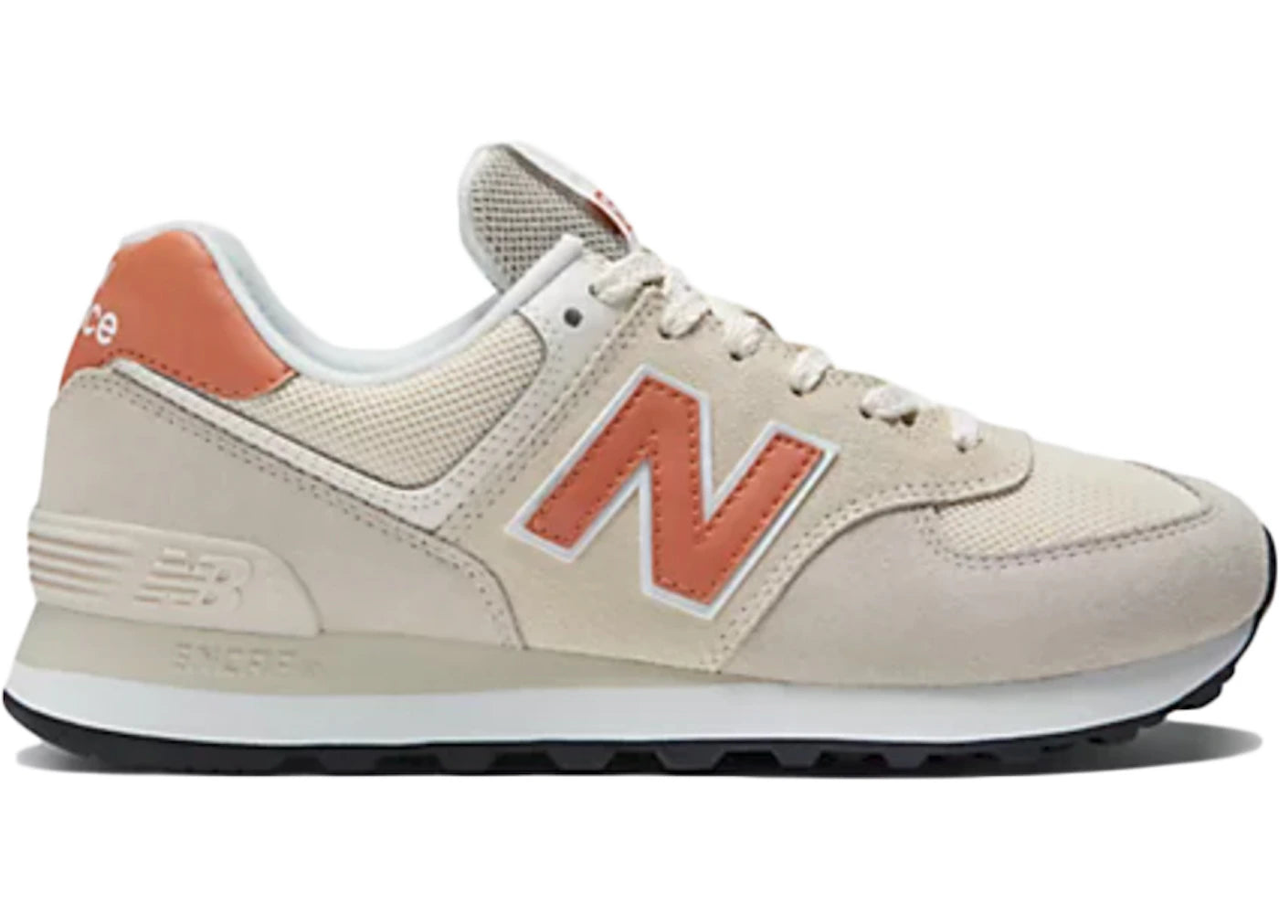 New Balance 574 Calm Taupe Orange (Women's)