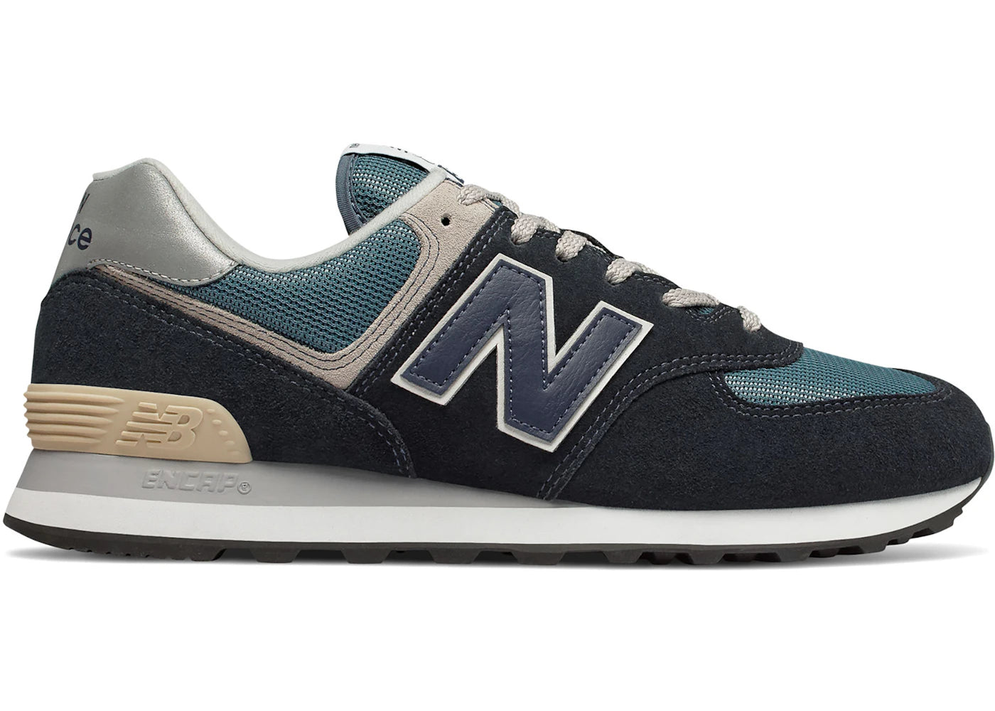 New Balance 574 Dark Navy Marred Blue