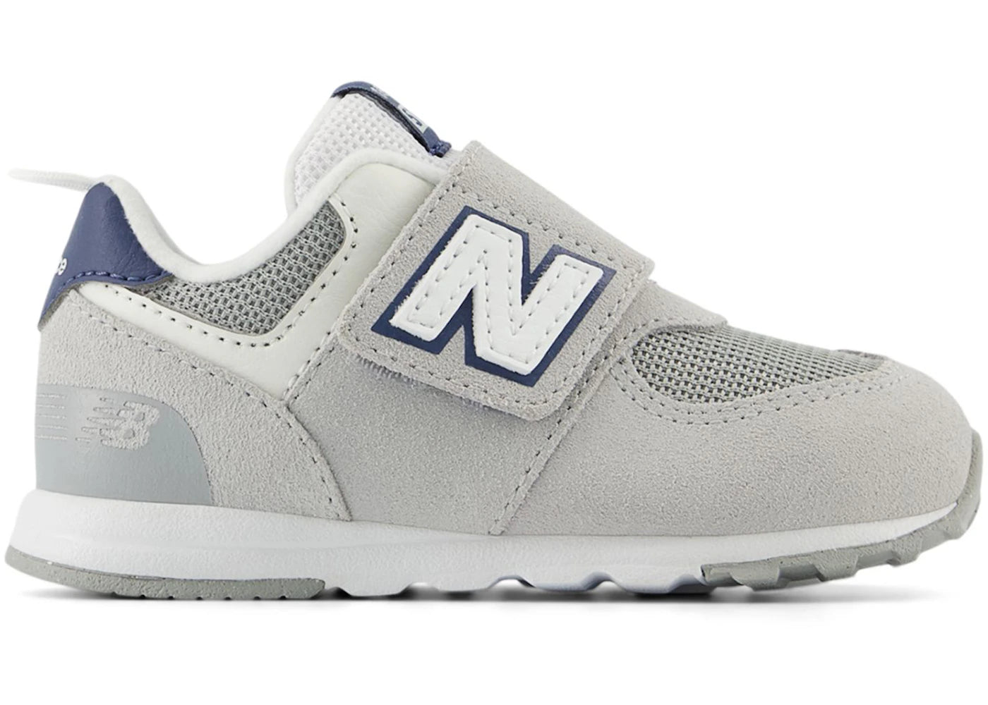 New Balance 574 Hook and Loop Brighton Grey Navy (TD)