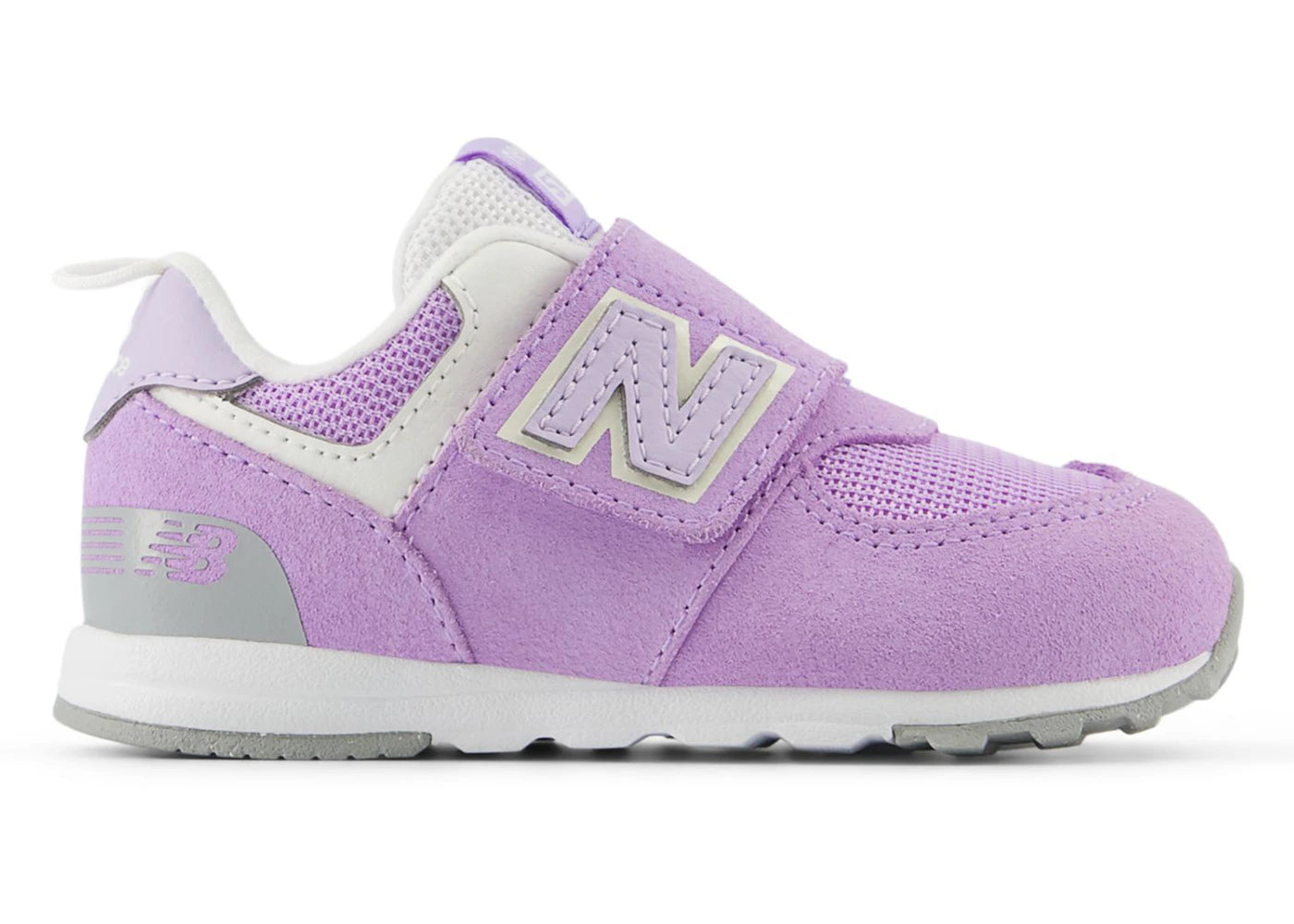 New Balance 574 Hook and Loop Lilac Glo Bright Lavender (TD)