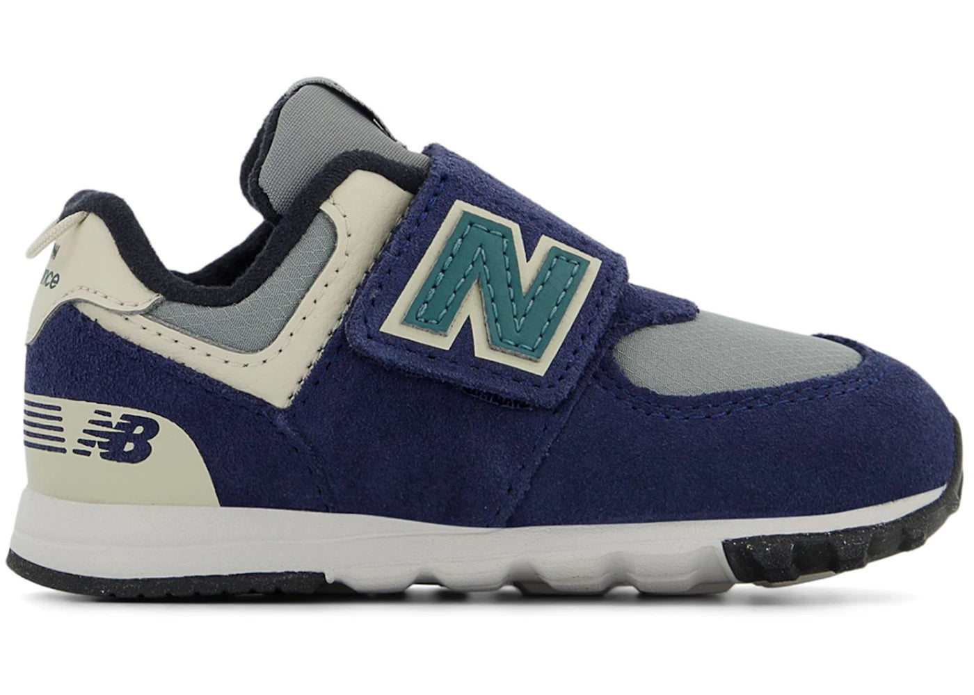 New Balance 574 Hook and Loop Navy Slate Gray (TD)