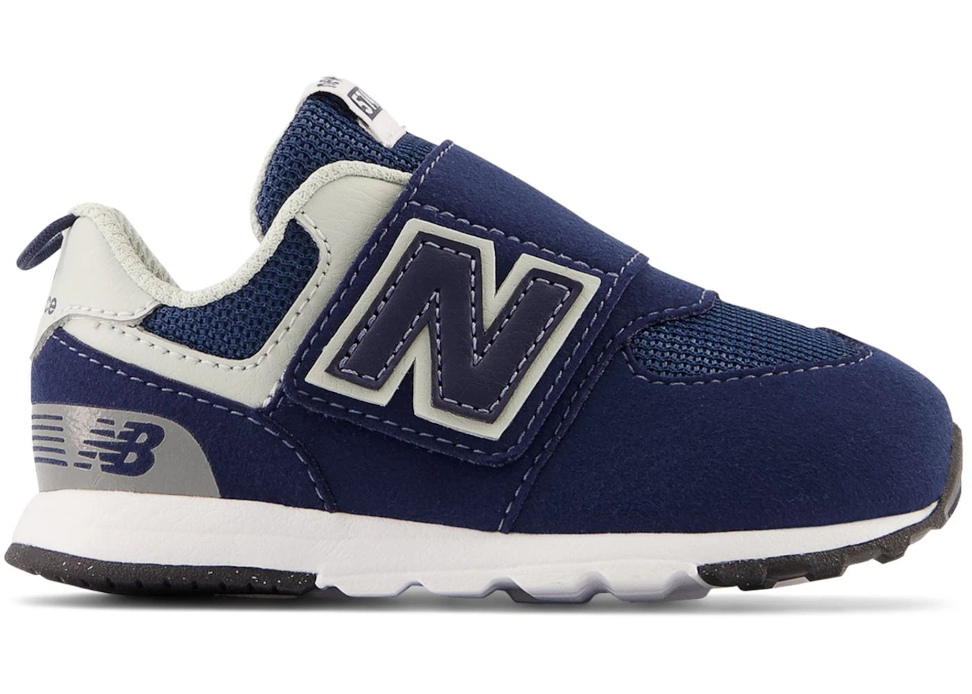 New Balance 574 Hook and Loop Navy White (TD)