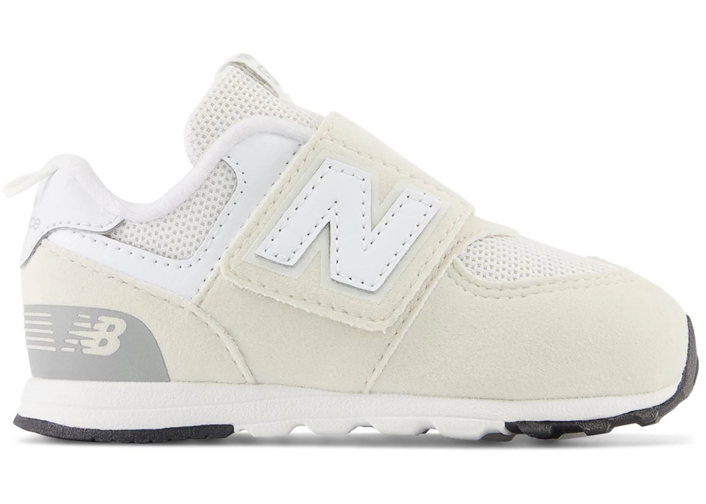 New Balance 574 Hook and Loop Nimbus Cloud White (TD)