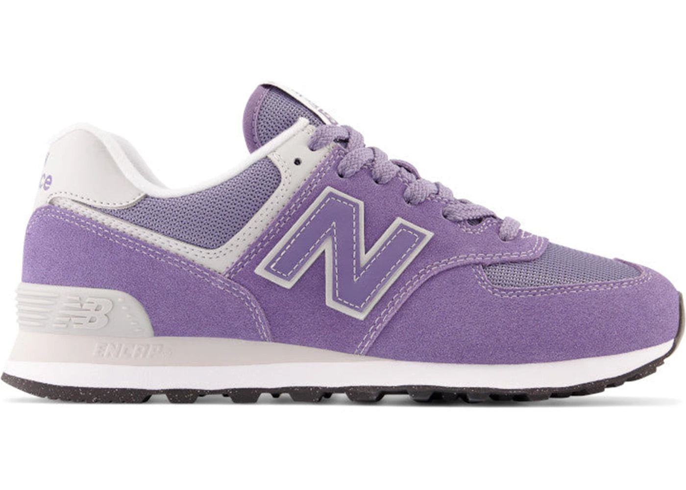 New Balance 574 Lavender White