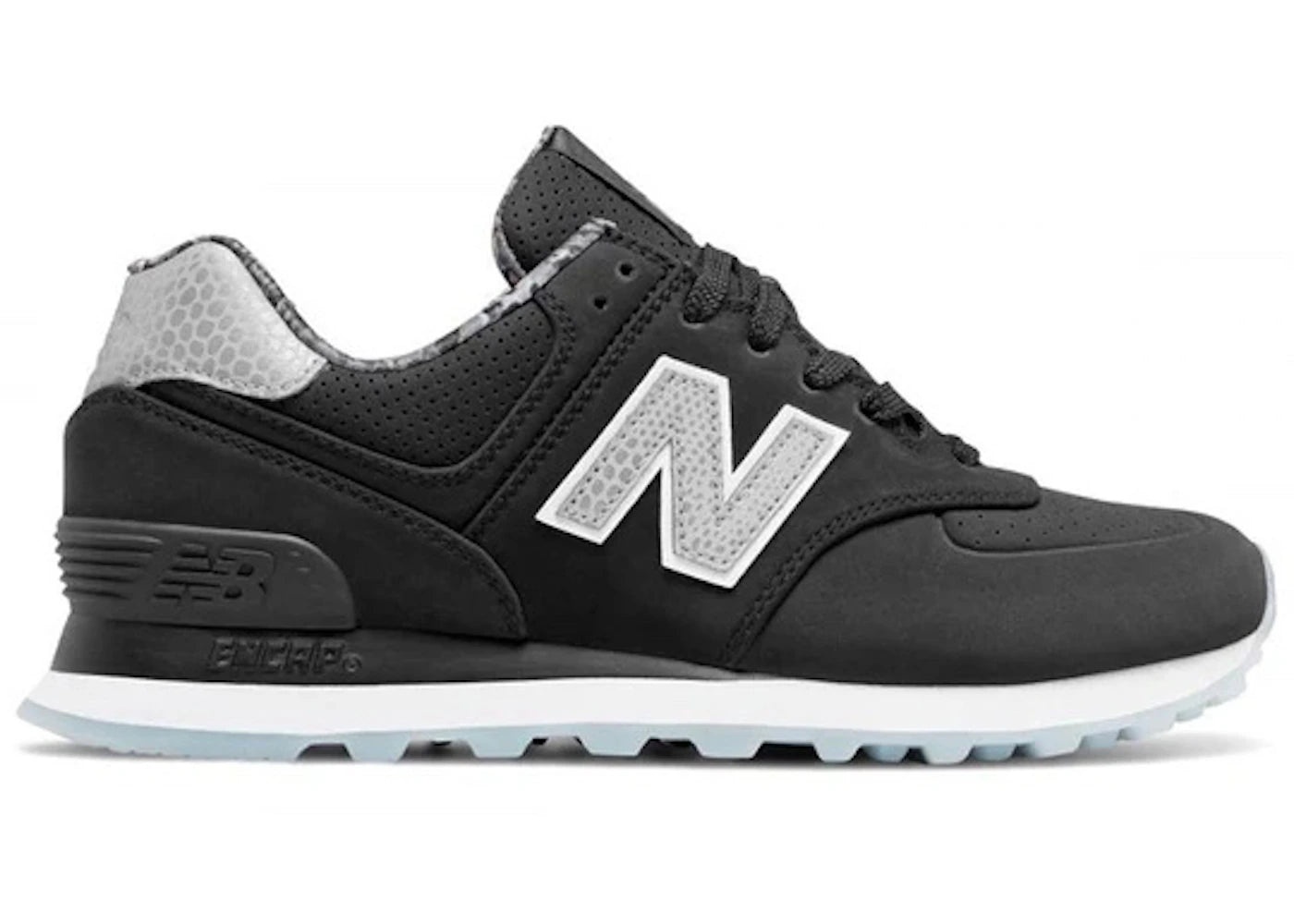 New Balance 574 Luxe Black Snakeskin (Women's)