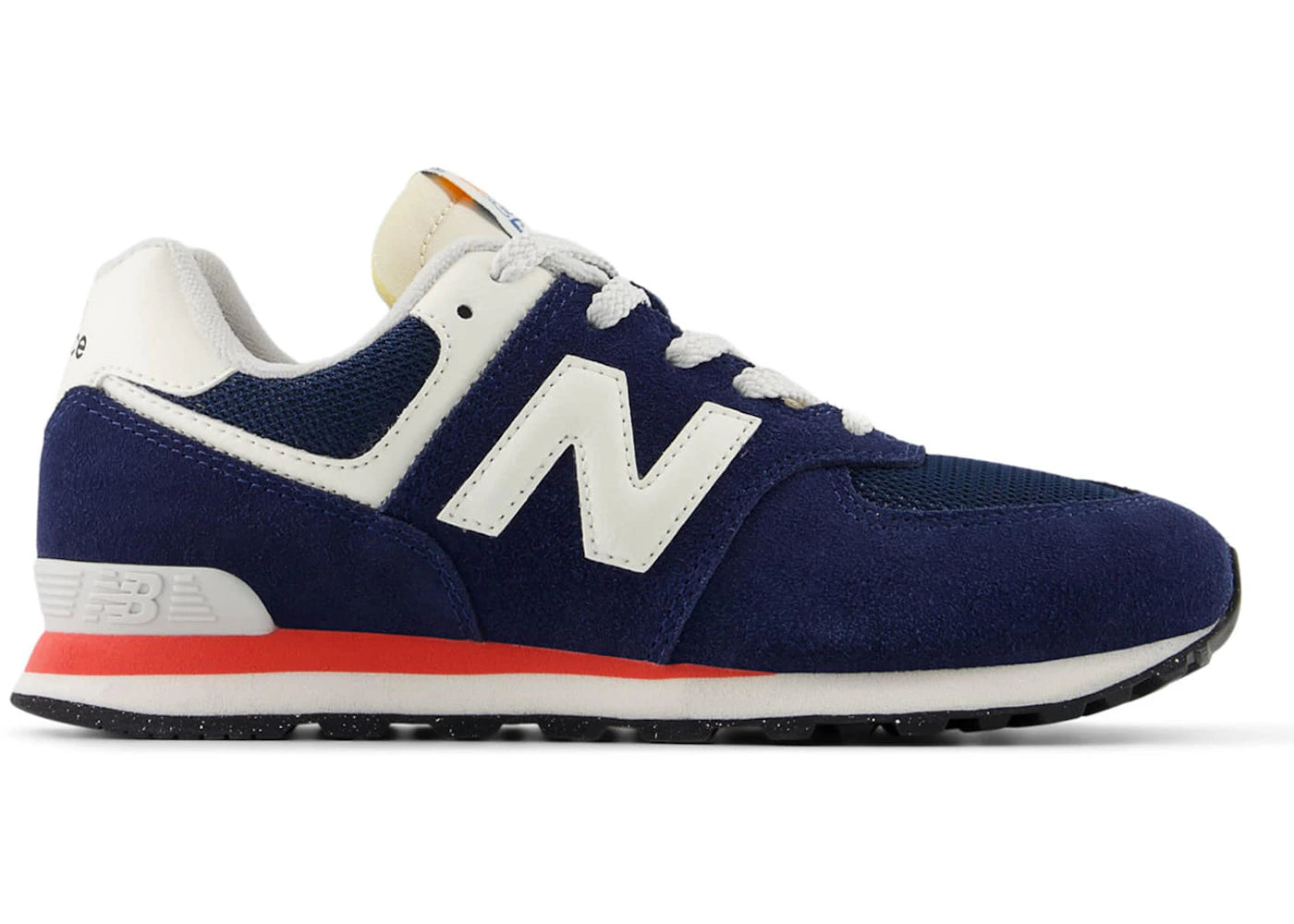 New Balance 574 NB Navy Blast Red (GS)