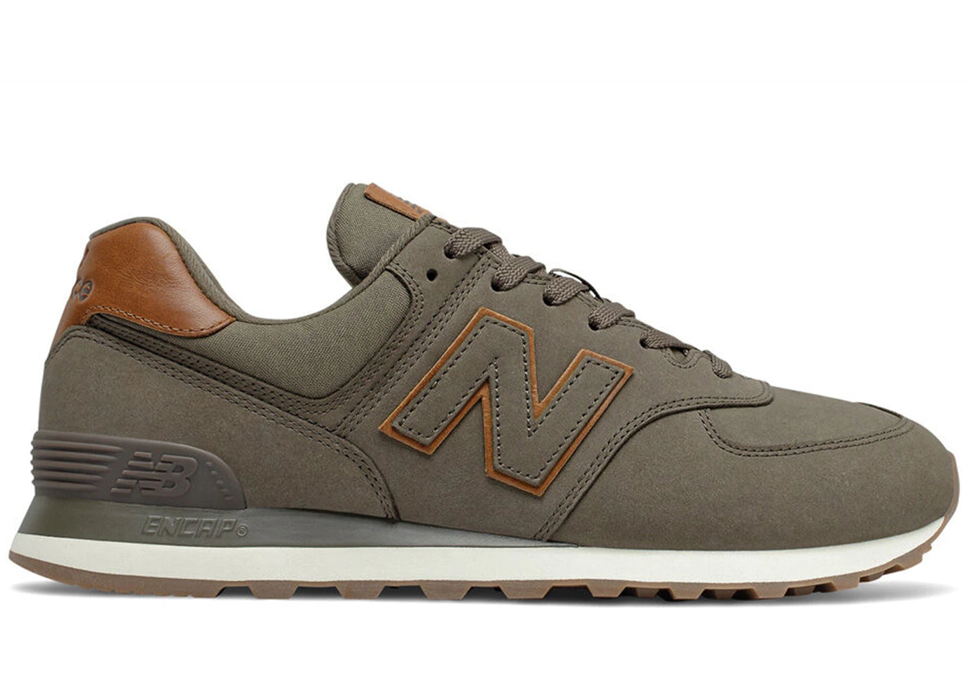New Balance 574 Olive Green Brown