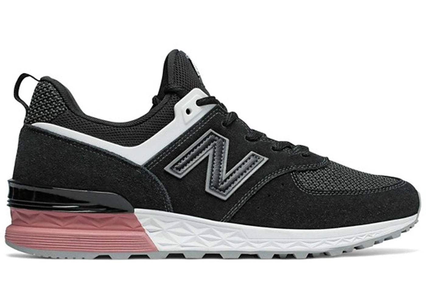 New Balance 574 Sport Black Dusty Peach