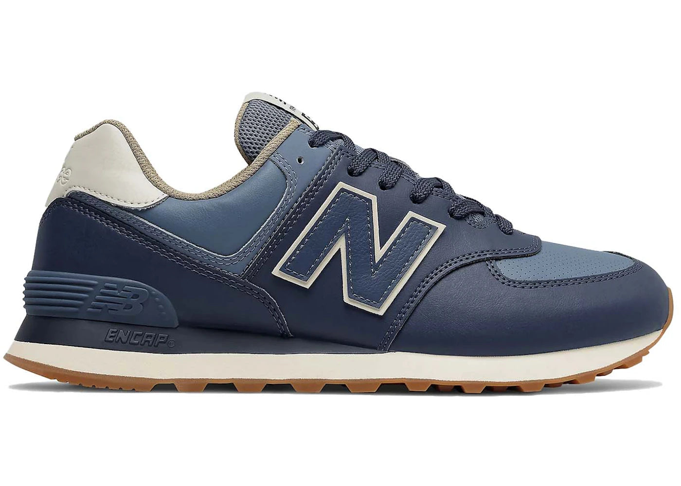 New Balance 574 Vegan Natural Indigo Gum