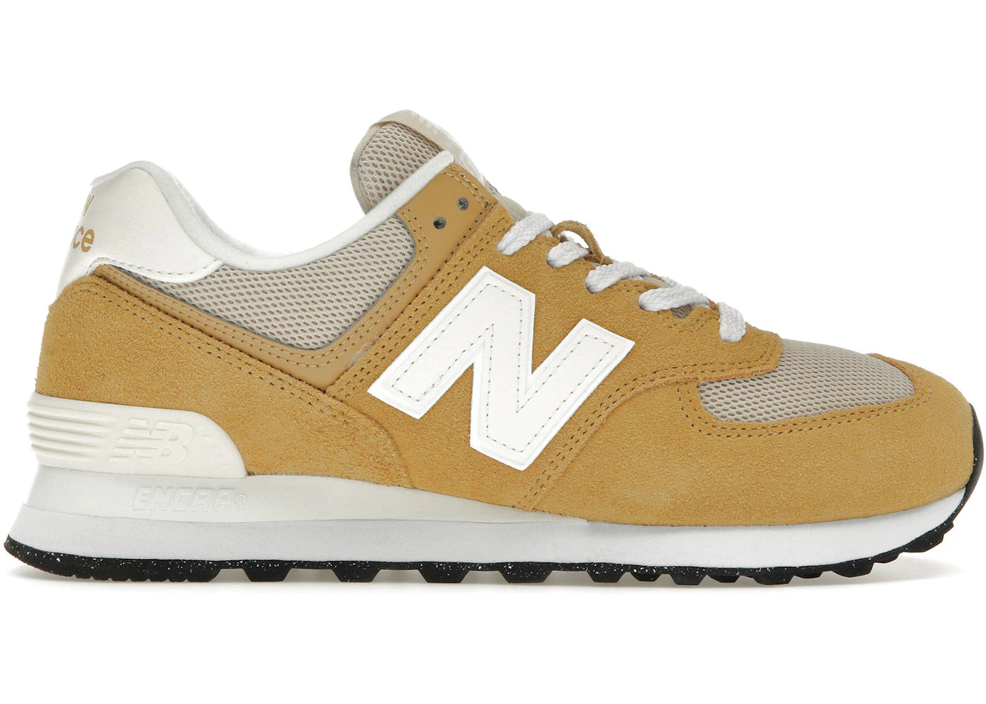 New Balance 574 Yellow White