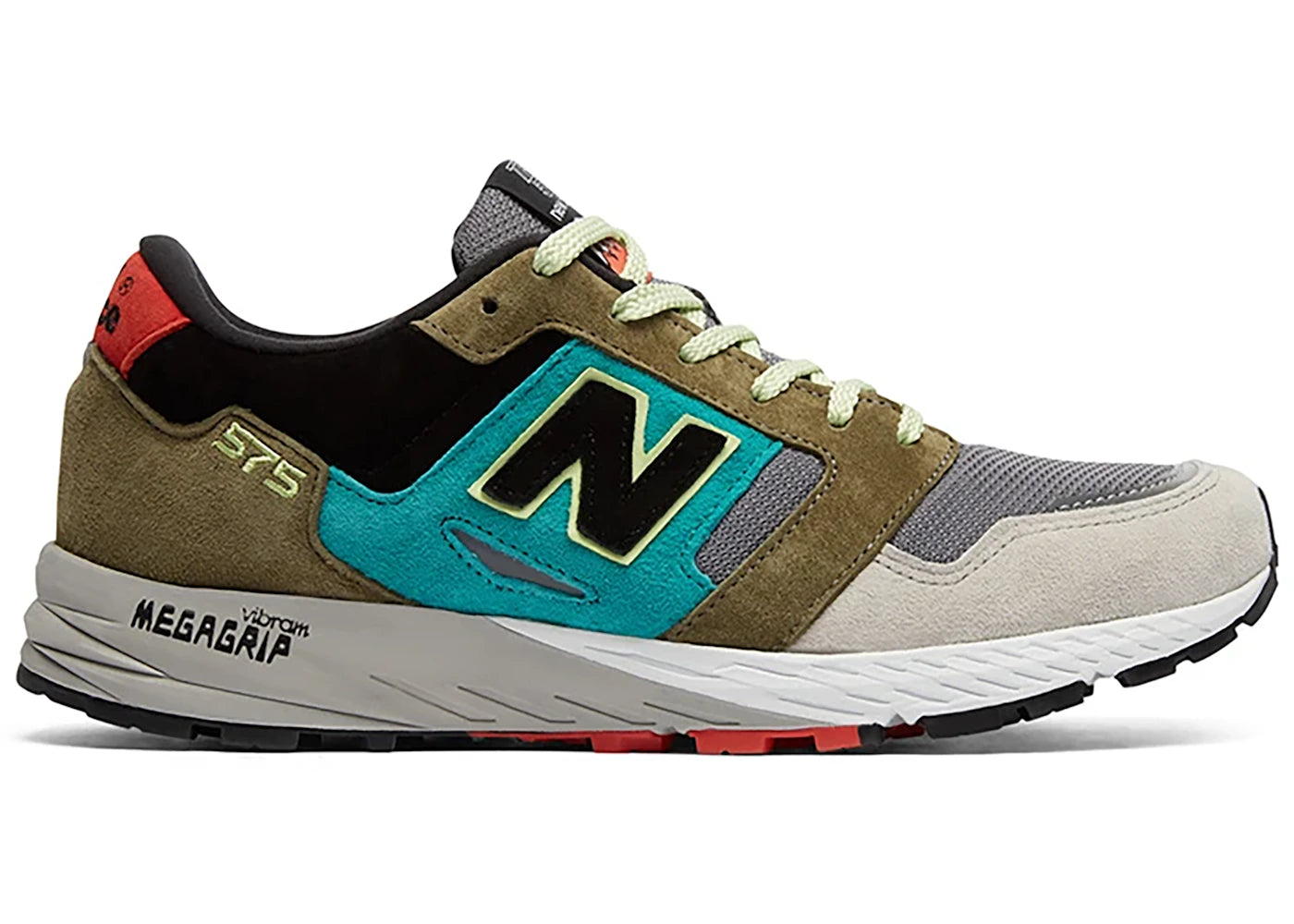 New Balance 575 Grey Green Black