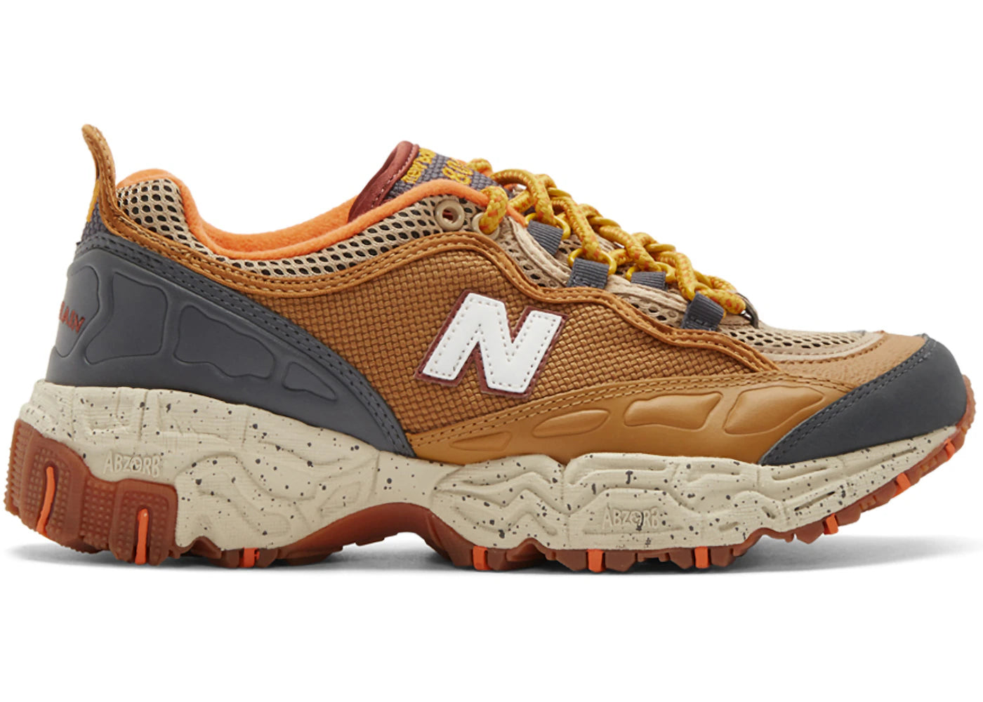 New Balance 801 Tan Black White Orange